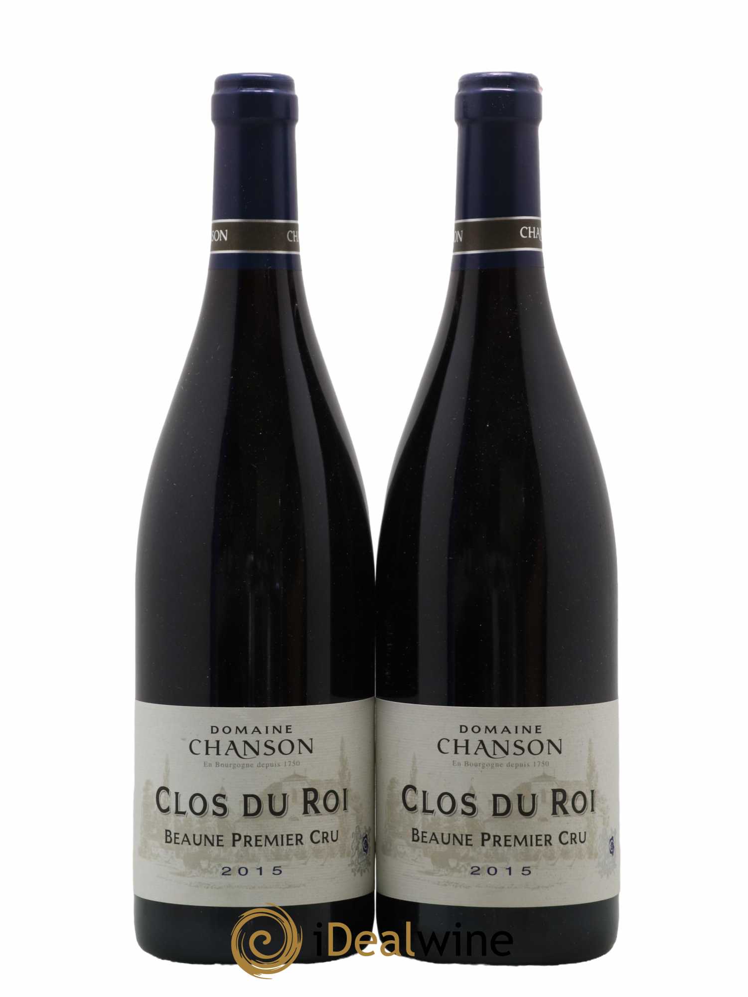 Beaune 1er Cru Clos du Roi Chanson (Domaine) 2015 - Lot de 2 bouteilles - 0