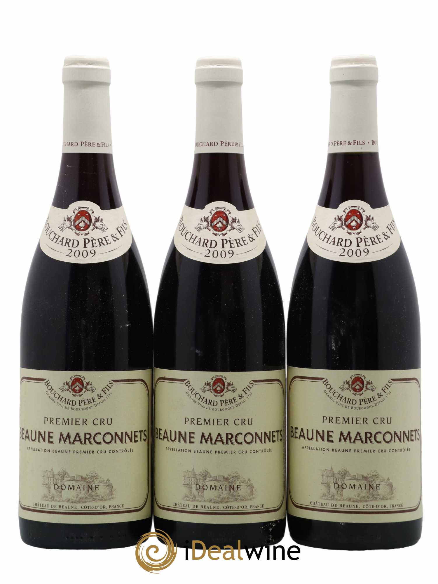 Beaune 1er Cru Marconnets Bouchard Père & Fils 2009 - Lot de 3 bouteilles - 0