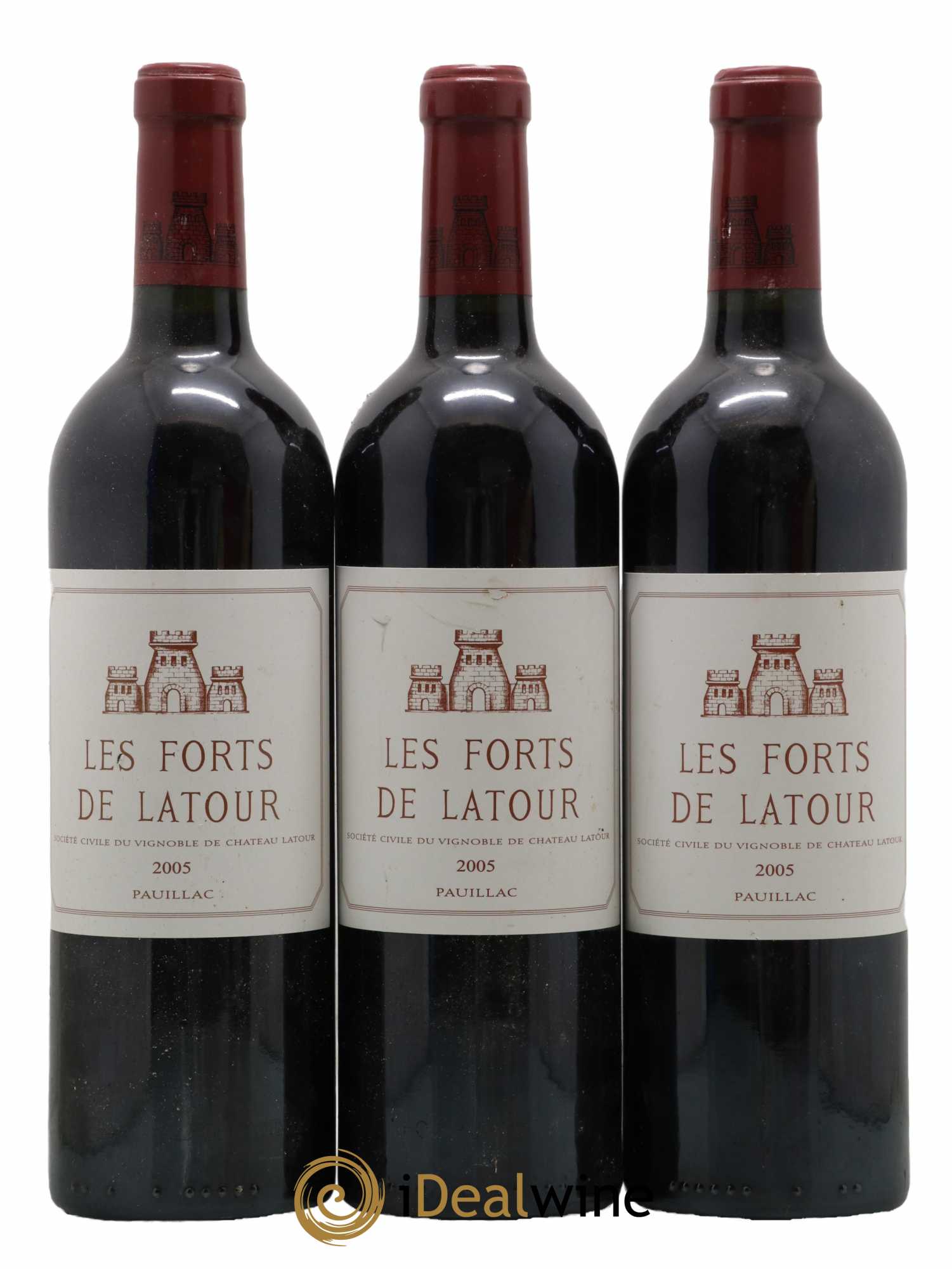 Les Forts de Latour Second Vin 2005 - Lot de 3 bouteilles - 0