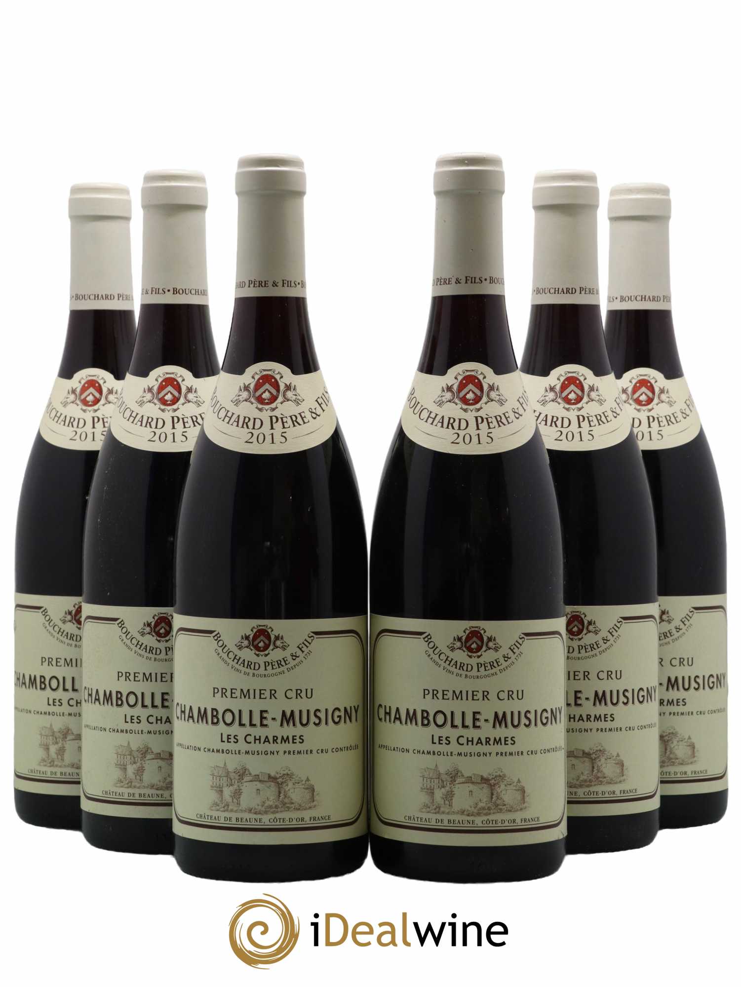 Chambolle-Musigny 1er Cru Les Charmes Bouchard Pere Et Fils 2015 - Lot de 6 bouteilles - 0
