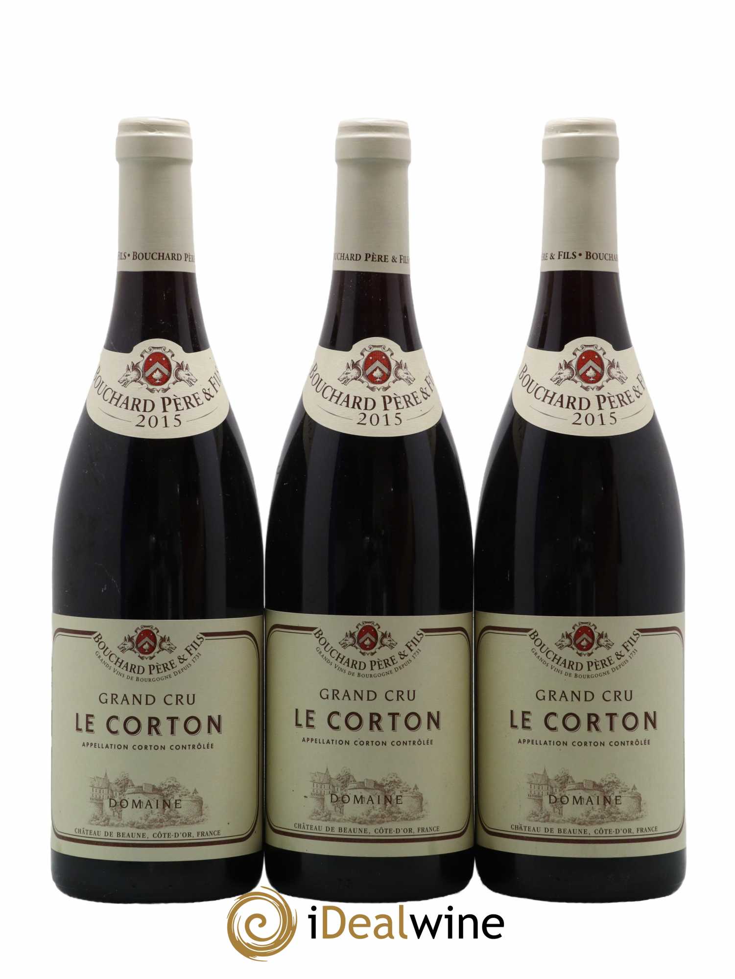 Corton Grand Cru Le Corton Bouchard Père & Fils 2015 - Lot de 3 bouteilles - 0