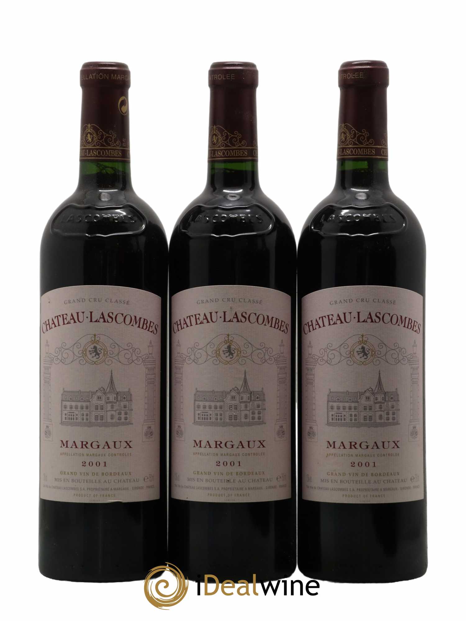 Château Lascombes 2ème Grand Cru Classé 2001 - Lot de 6 bouteilles - 2