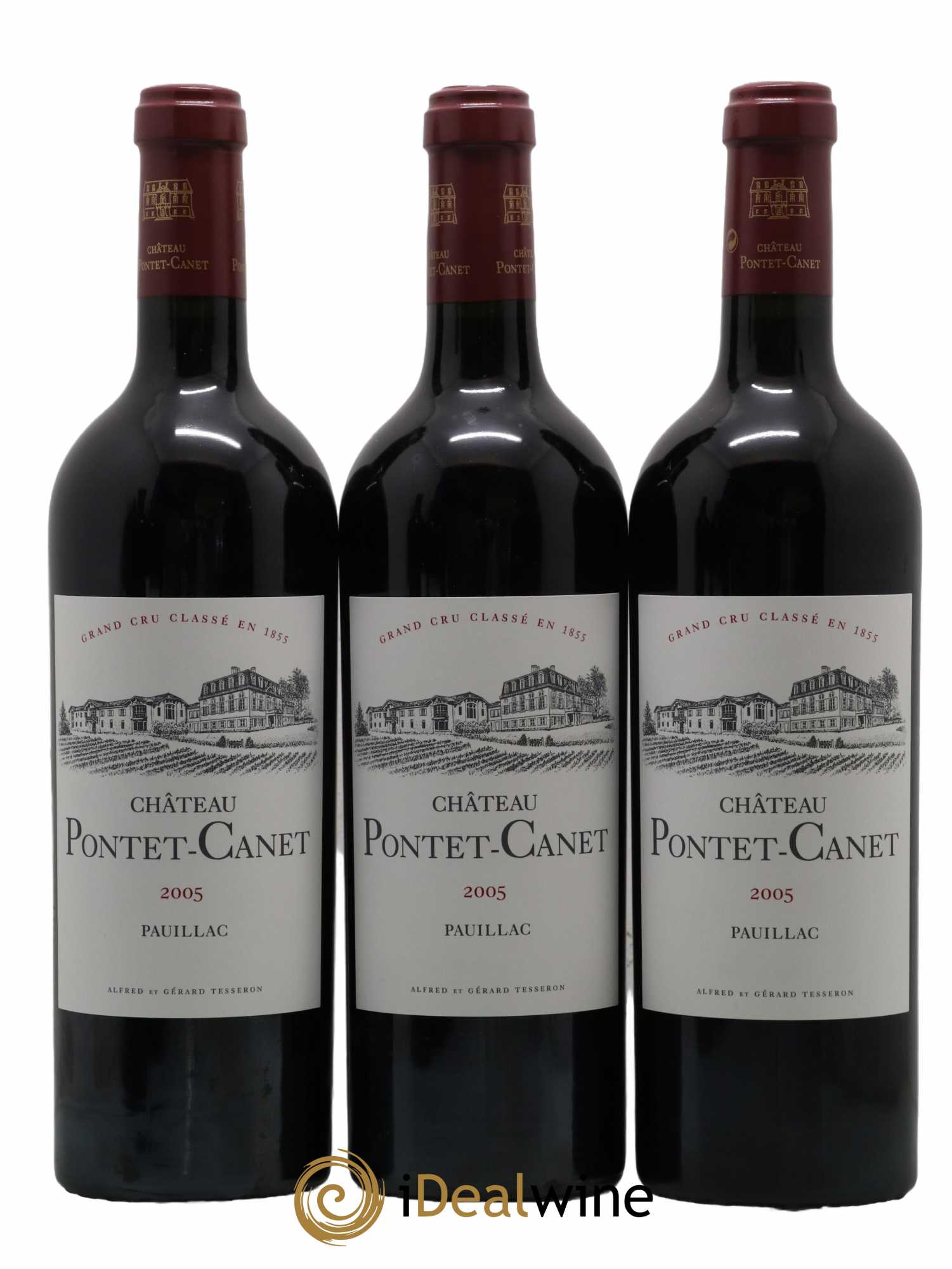 Château Pontet Canet 5ème Grand Cru Classé 2005 - Lot de 6 bouteilles - 1