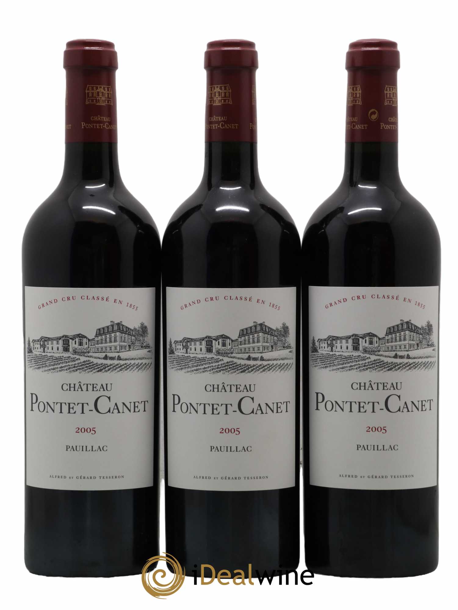 Château Pontet Canet 5ème Grand Cru Classé 2005 - Lot de 6 bouteilles - 3