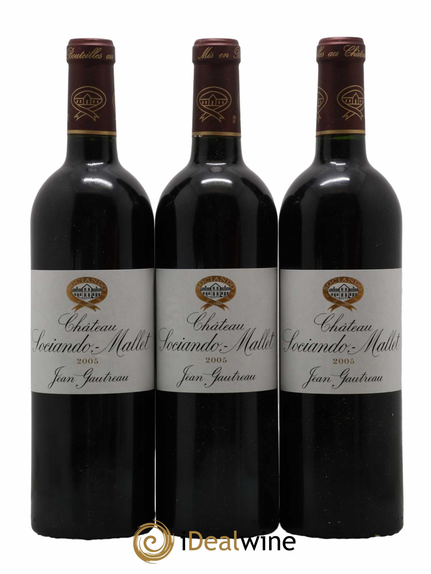 Château Sociando Mallet 2005 - Lot de 12 bouteilles - 2