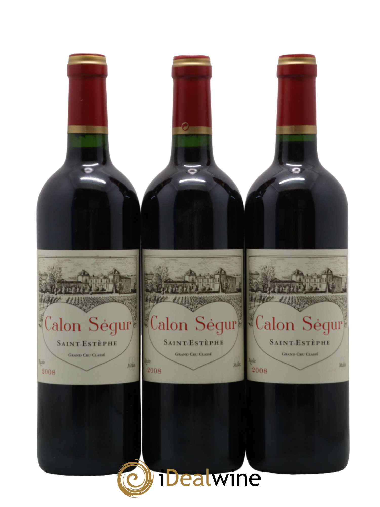 Château Calon Ségur 3ème Grand Cru Classé 2008 - Lot de 6 bouteilles - 1