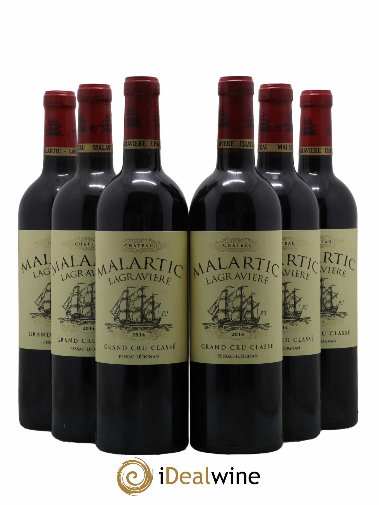 Château Malartic-Lagravière Cru Classé de Graves 2014 - Lot de 6 bouteilles - 0