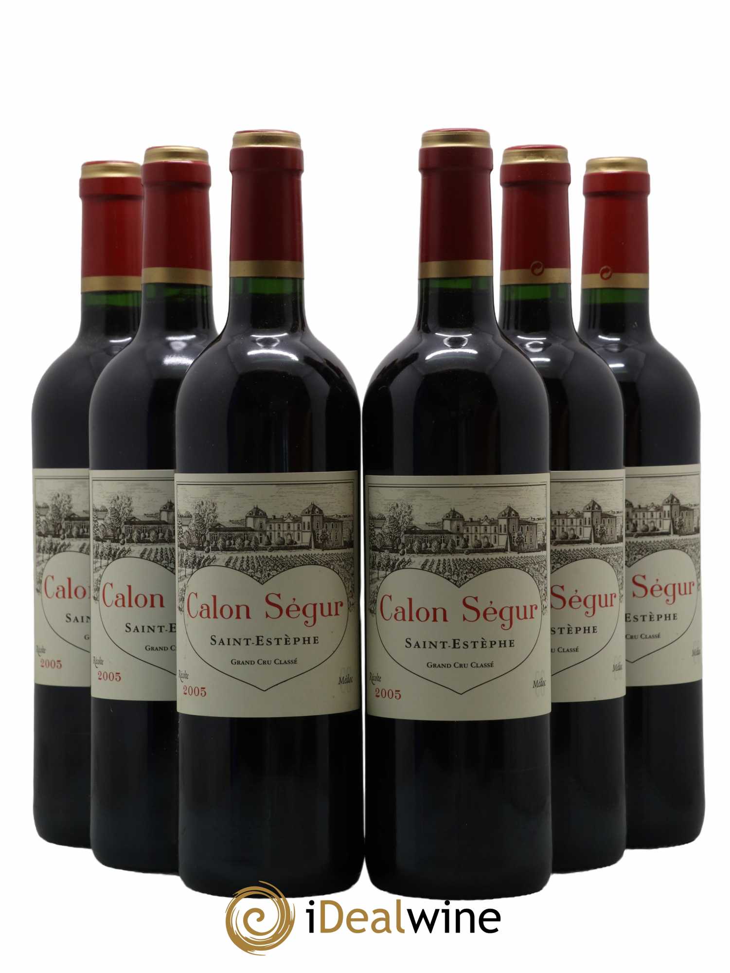 Château Calon Ségur 3ème Grand Cru Classé 2005 - Lot de 6 bouteilles - 0