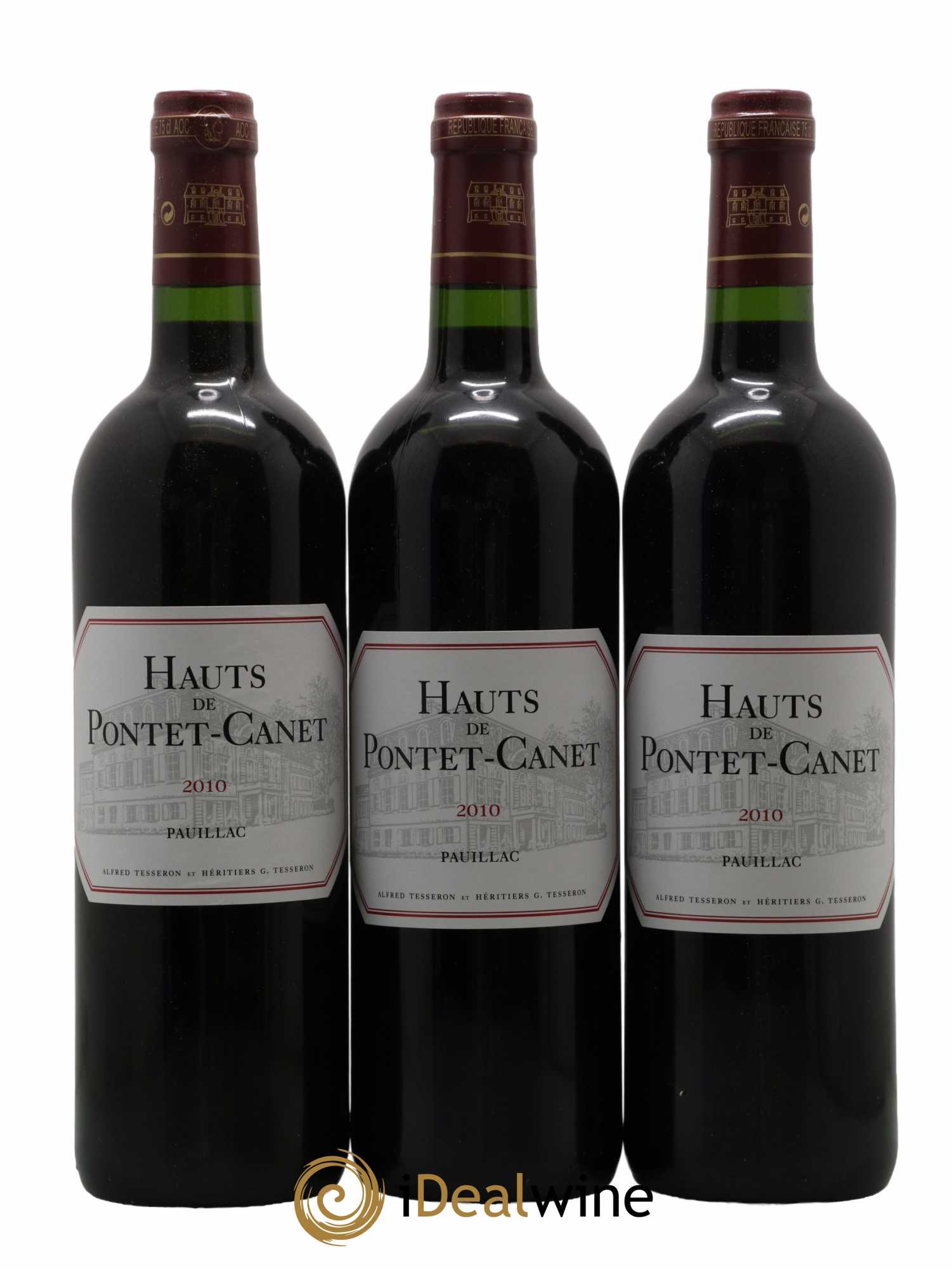 Les Hauts de Pontet-Canet Second Vin 2010 - Lot de 12 bouteilles - 1