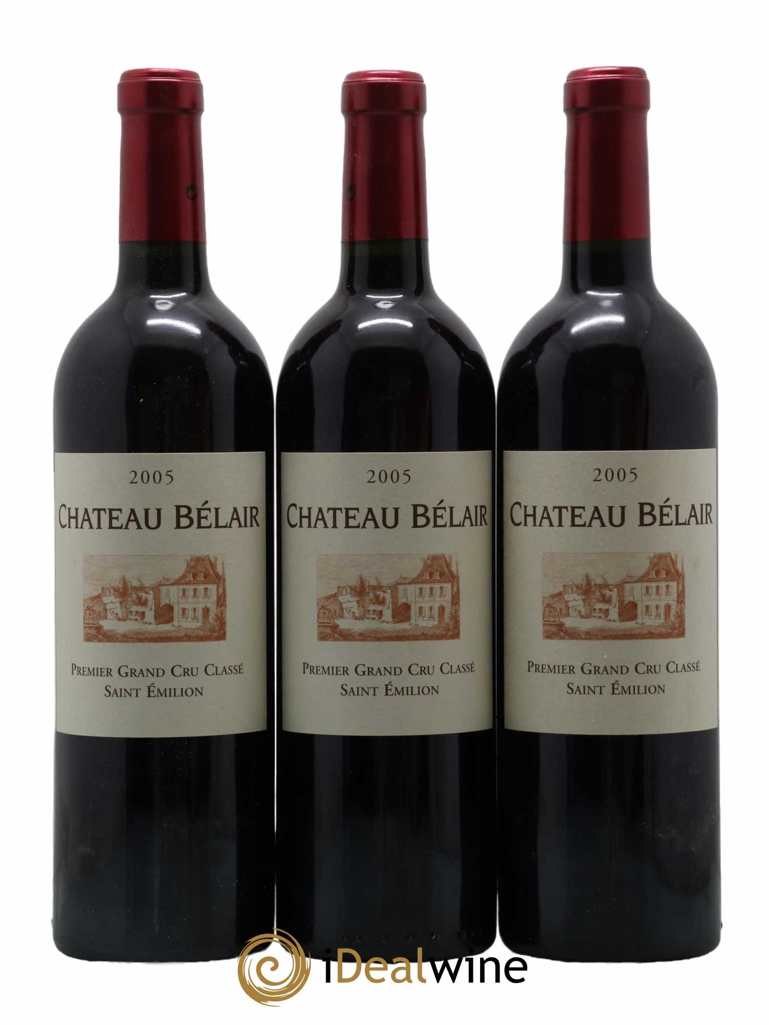 Château Belair (Belair-Monange) 1er Grand Cru Classé B 2005 - Lot de 6 bouteilles - 1