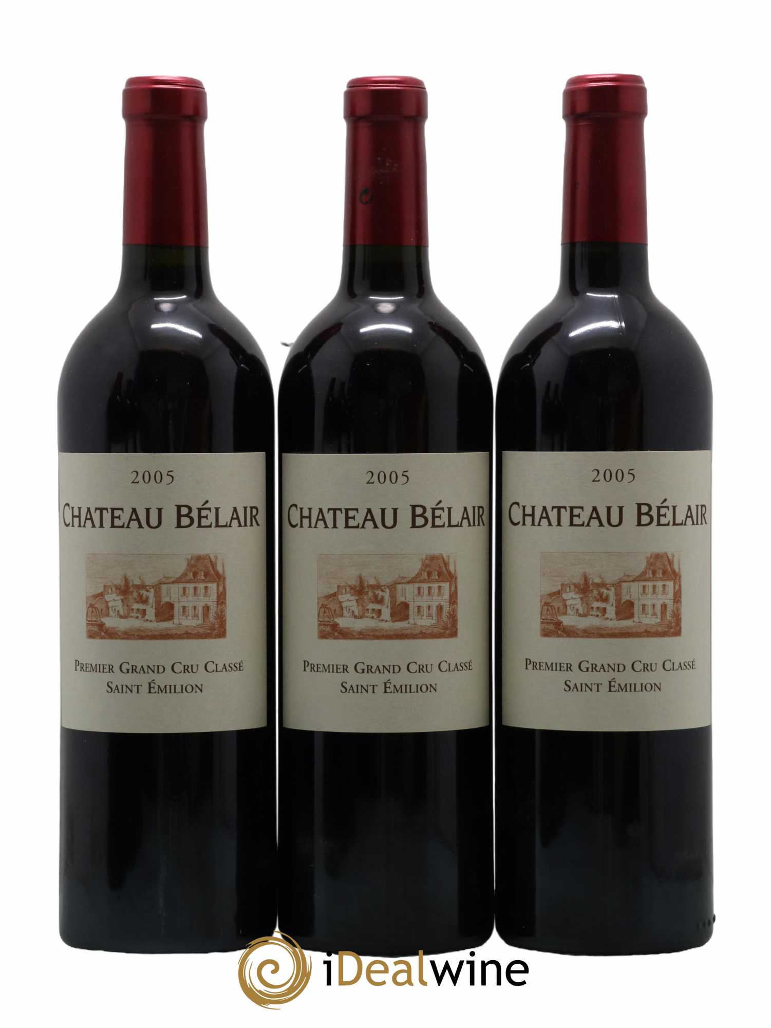 Château Belair (Belair-Monange) 1er Grand Cru Classé B 2005 - Lot de 6 bouteilles - 2