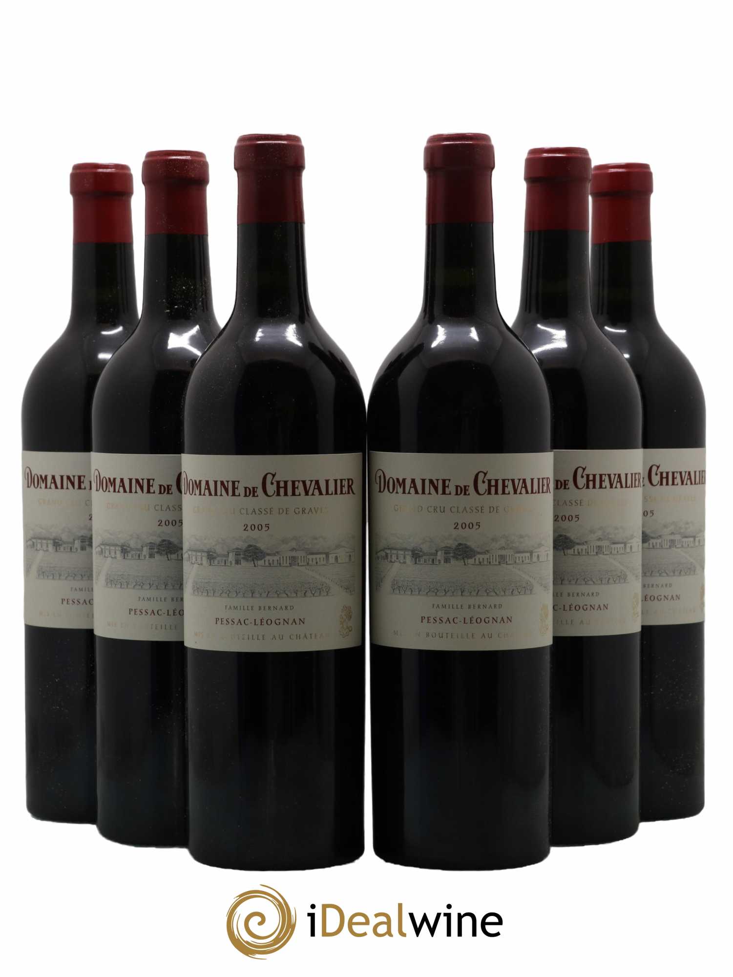 Domaine de Chevalier Cru Classé de Graves 2005 - Lot de 6 bouteilles - 0
