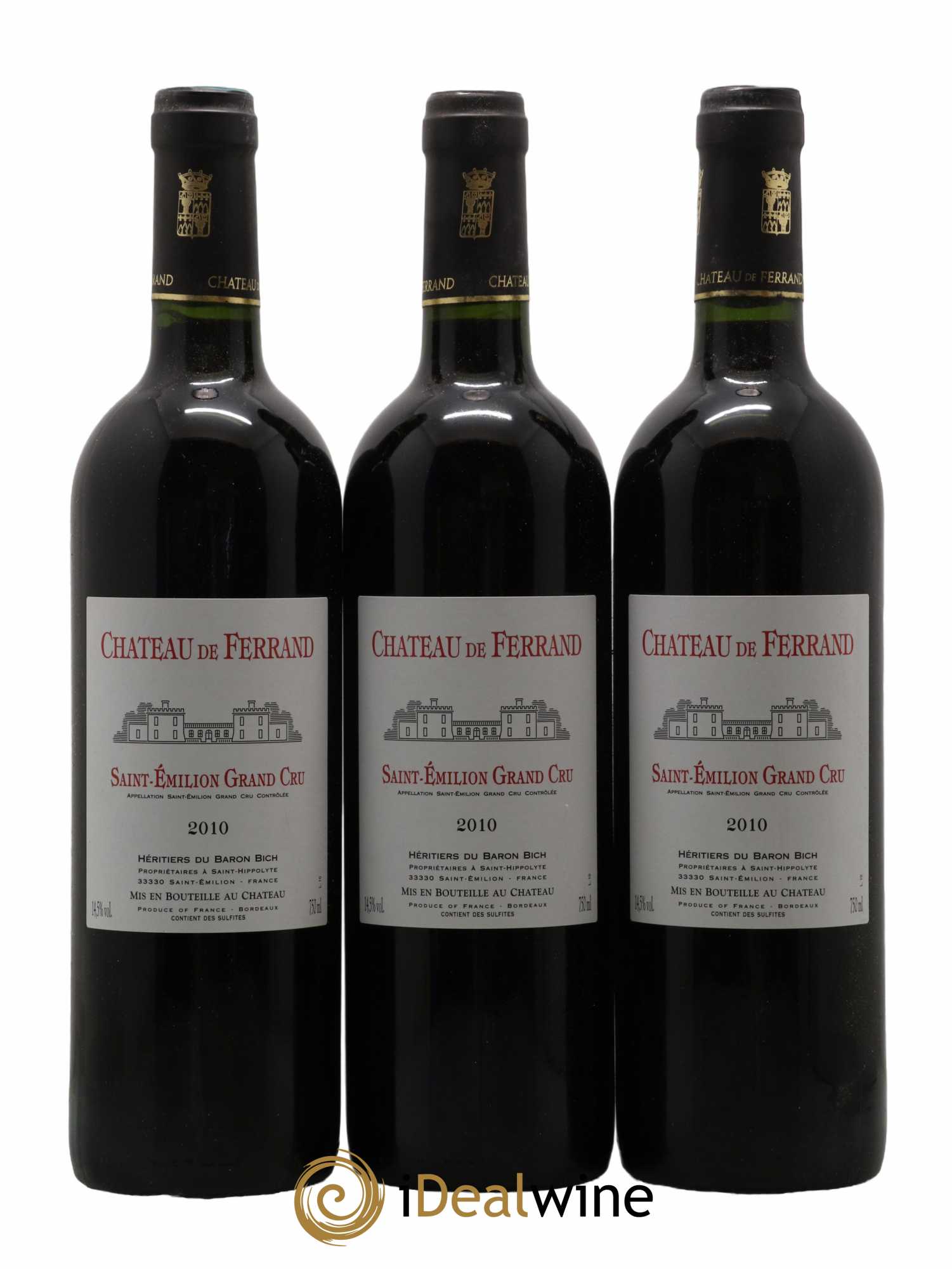 Château de Ferrand Grand Cru Classé 2010 - Lot de 6 bouteilles - 1