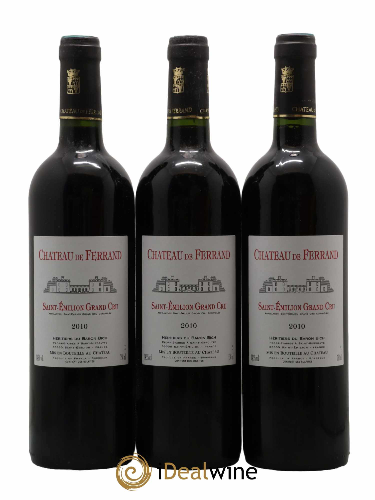 Château de Ferrand Grand Cru Classé 2010 - Lot de 6 bouteilles - 2
