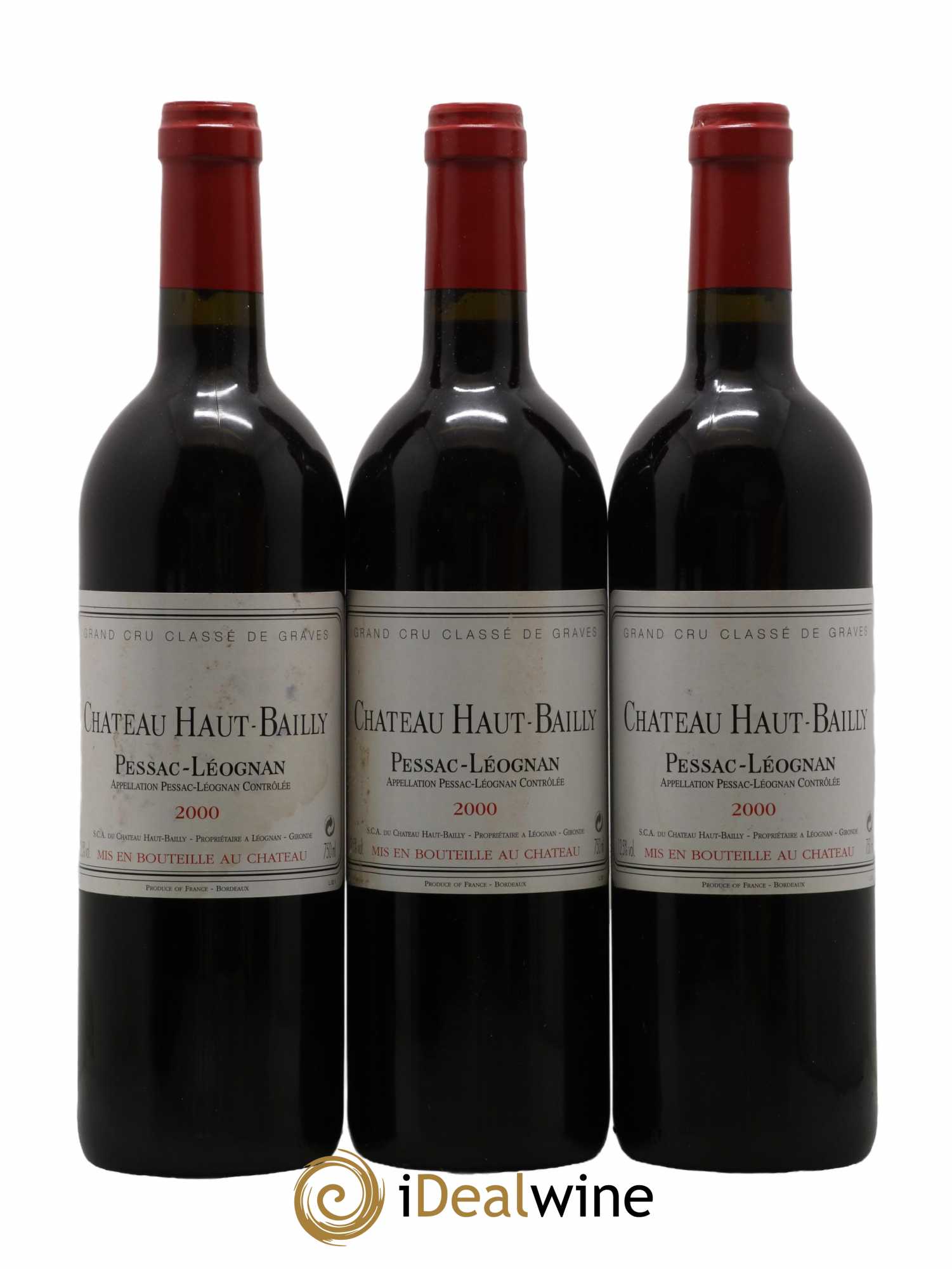 Château Haut-Bailly Cru Classé de Graves 2000 - Lot de 12 bouteilles - 3