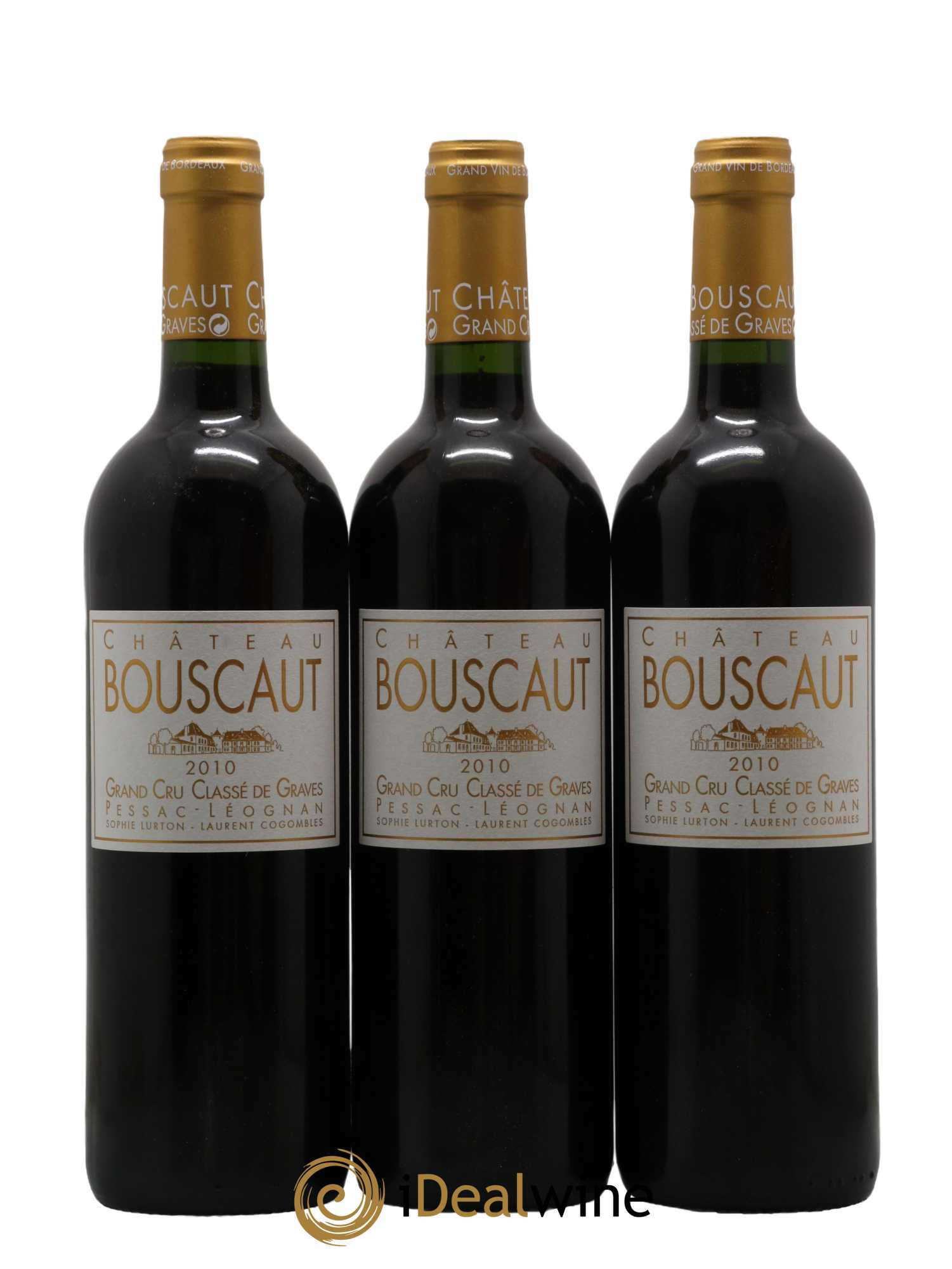 Château Bouscaut Cru Classé de Graves 2010 - Lot de 12 bouteilles - 2