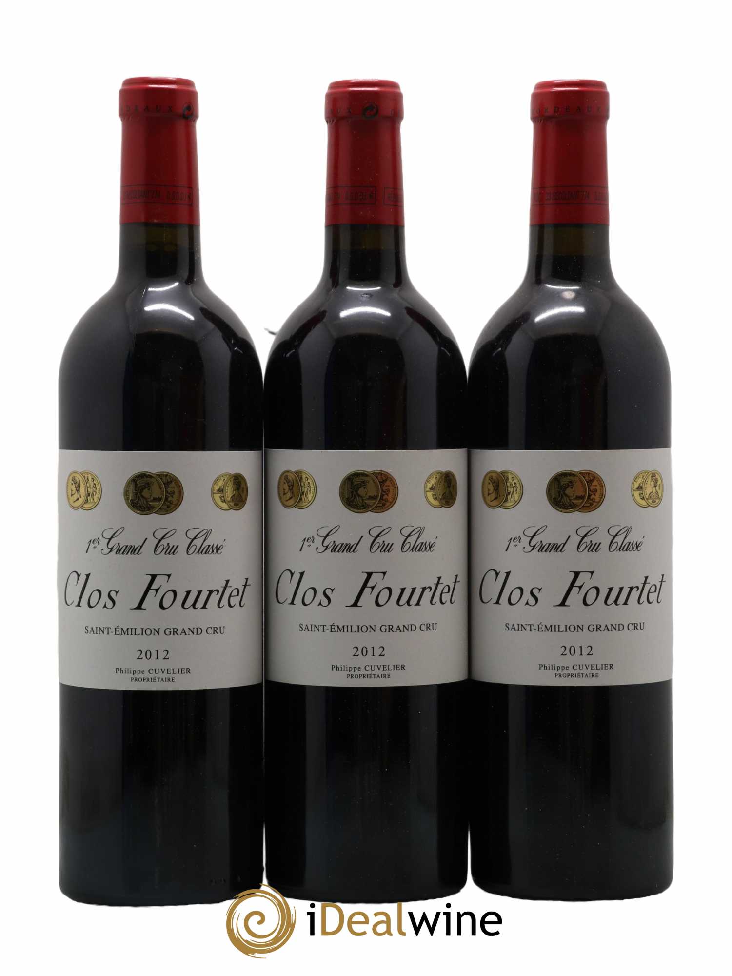 Clos Fourtet 1er Grand Cru Classé B 2012 - Lot de 6 bouteilles - 1