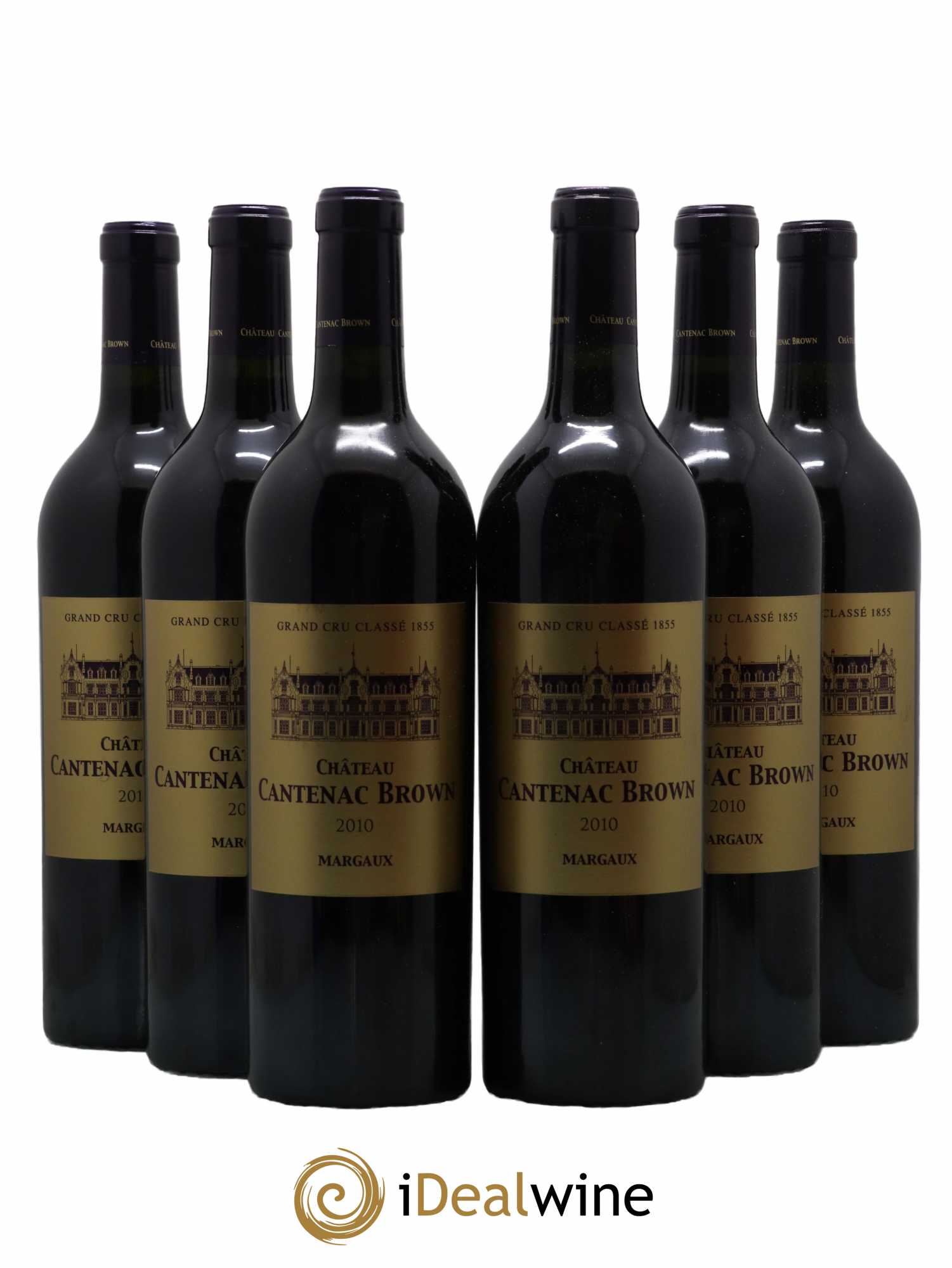 Château Cantenac Brown 3ème Grand Cru Classé 2010 - Lot de 6 bouteilles - 0