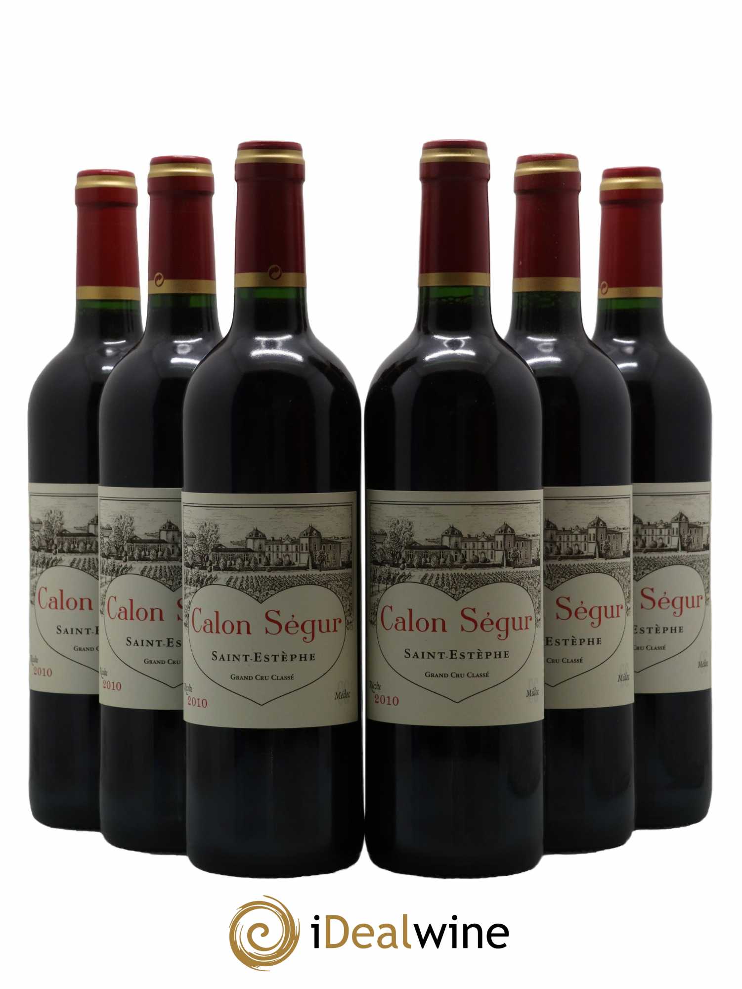 Château Calon Ségur 3ème Grand Cru Classé 2010 - Lot de 6 bouteilles - 0