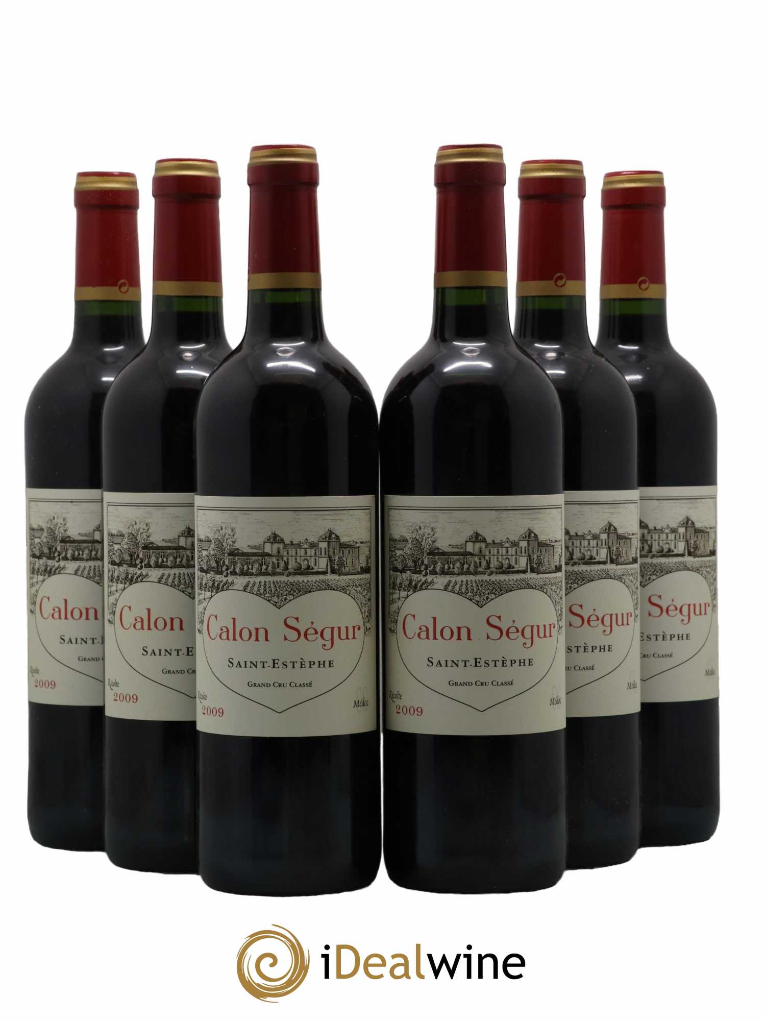 Château Calon Ségur 3ème Grand Cru Classé 2009 - Lot de 6 bouteilles - 0