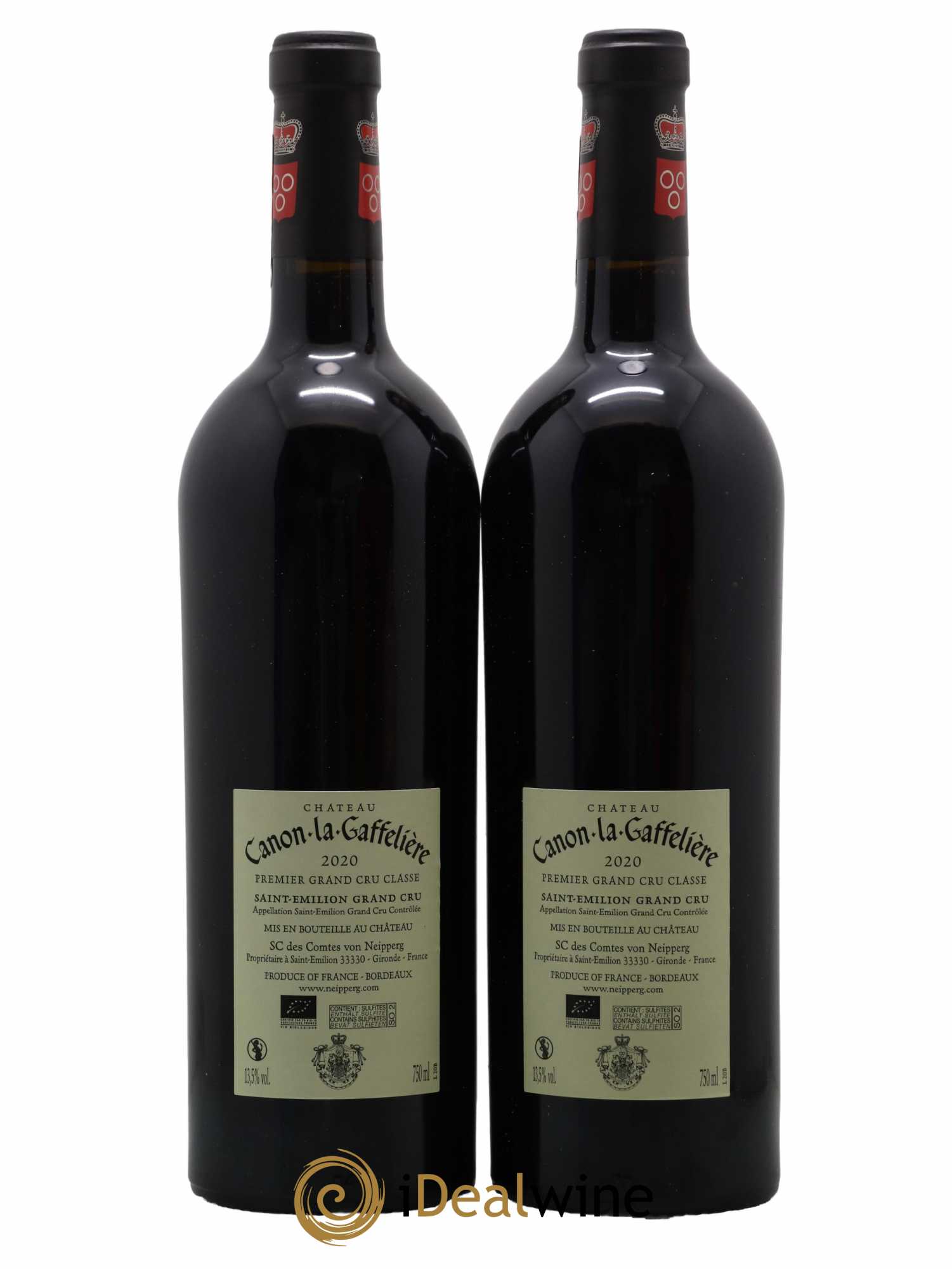 Château Canon la Gaffelière 1er Grand Cru Classé B 2020 - Lot de 2 bouteilles - 1