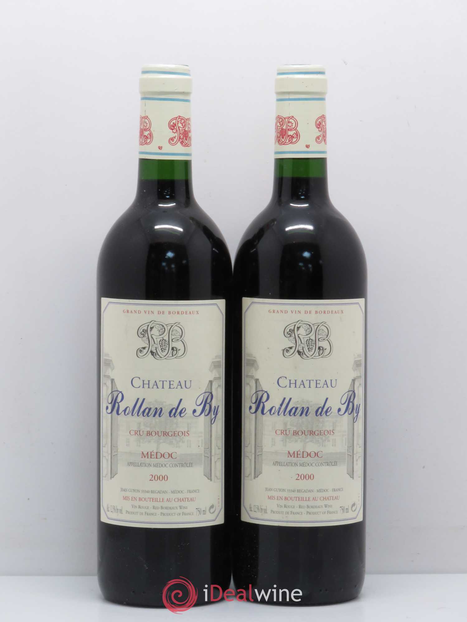 Château Rollan de By Cru Bourgeois 2000 - Lot de 2 bouteilles - 0
