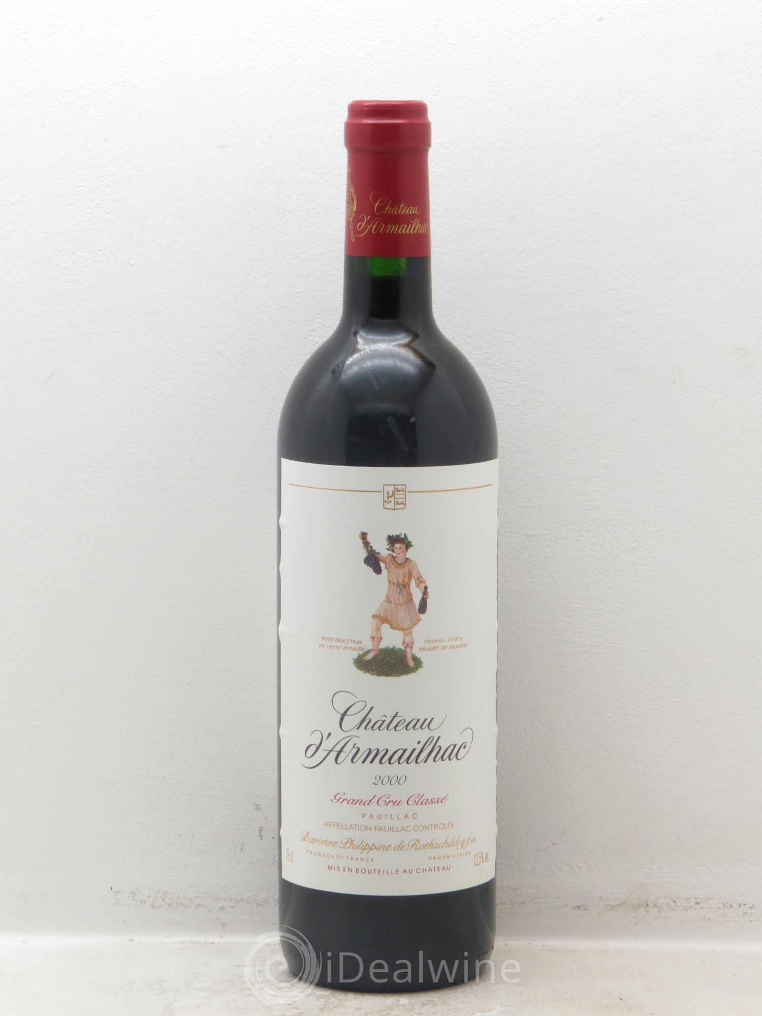 Château d' Armailhac - Mouton Baron(ne) Philippe 5ème Grand Cru Classé 2000 - Lot de 12 bouteilles - 0