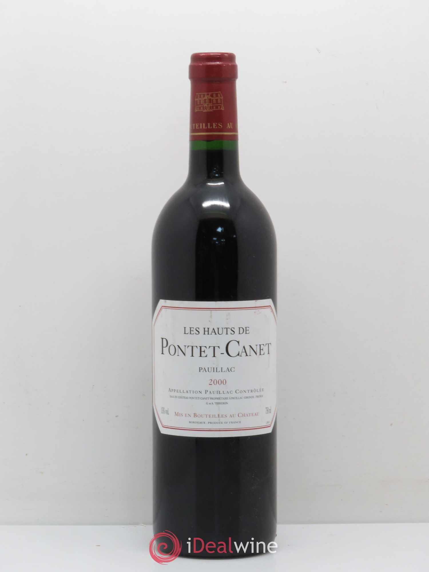 Les Hauts de Pontet-Canet Second Vin 2000 - Lot de 1 bouteille - 0