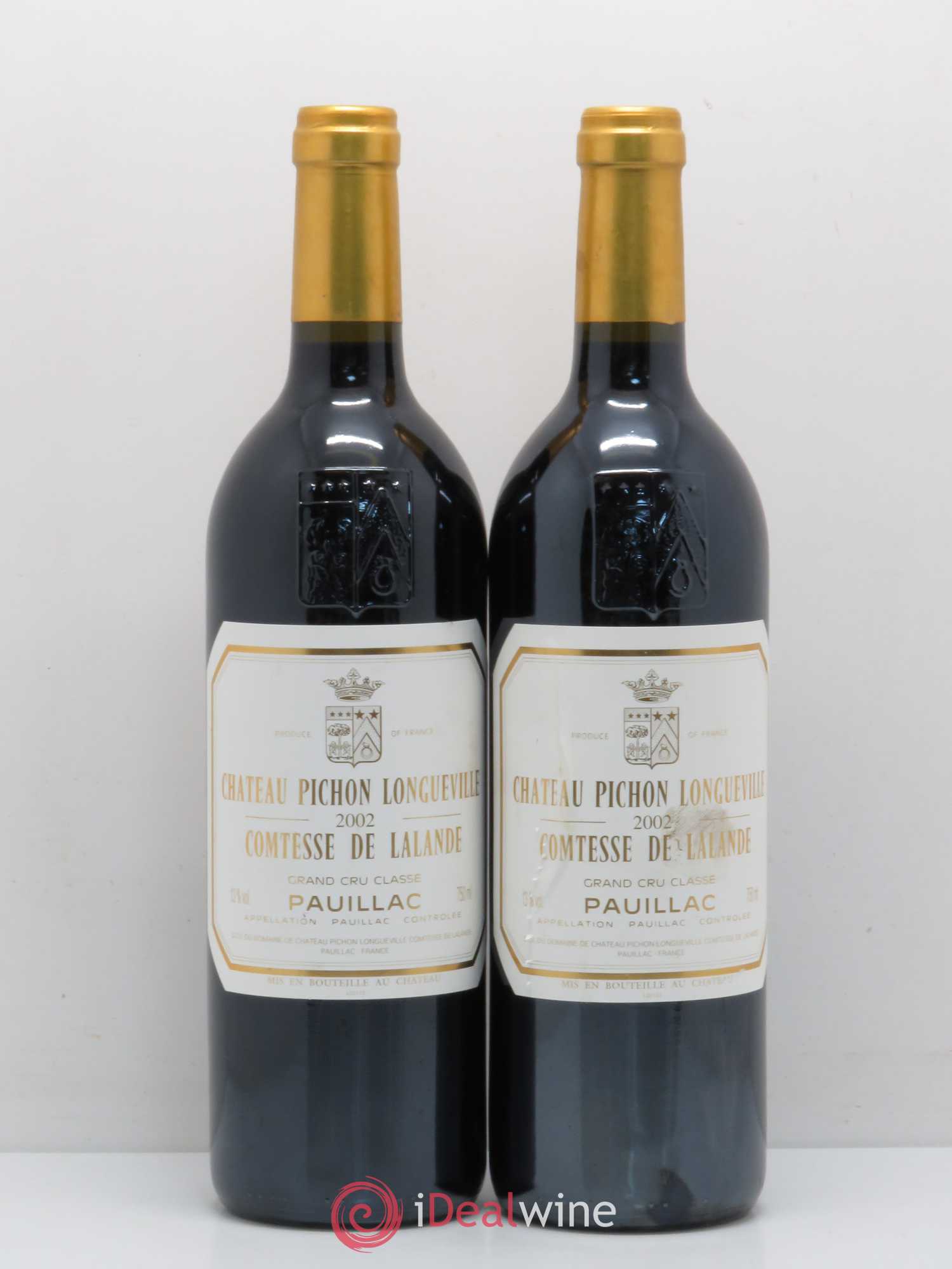 Château Pichon Longueville Comtesse de Lalande 2ème Grand Cru Classé 2002 - Lotto di 2 bottiglie - 0