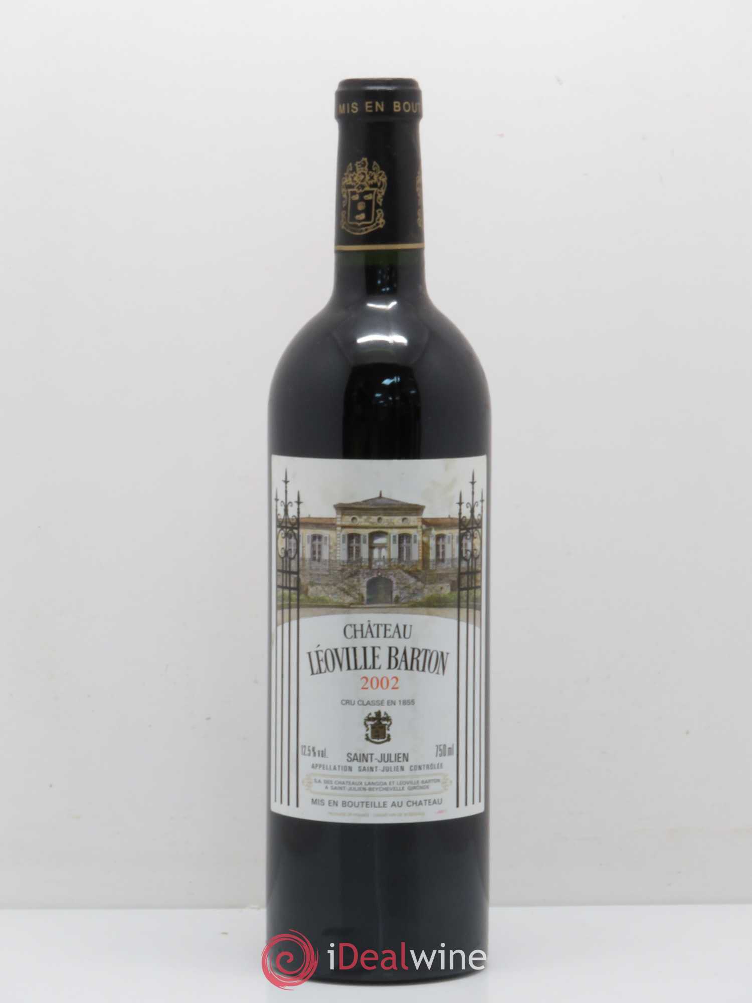 Château Léoville Barton 2ème Grand Cru Classé 2002 - Lot de 1 bouteille - 0