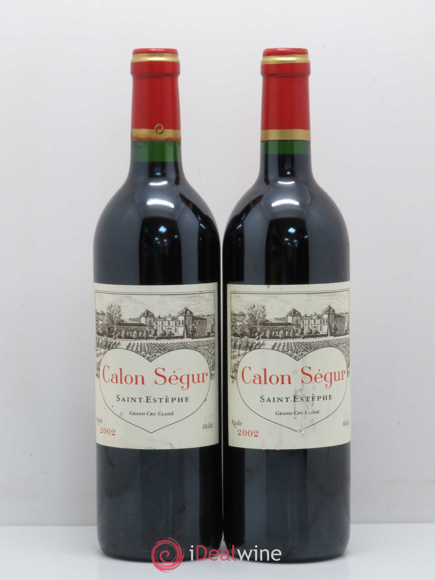 Château Calon Ségur 3ème Grand Cru Classé 2002 - Lot de 2 bouteilles - 0