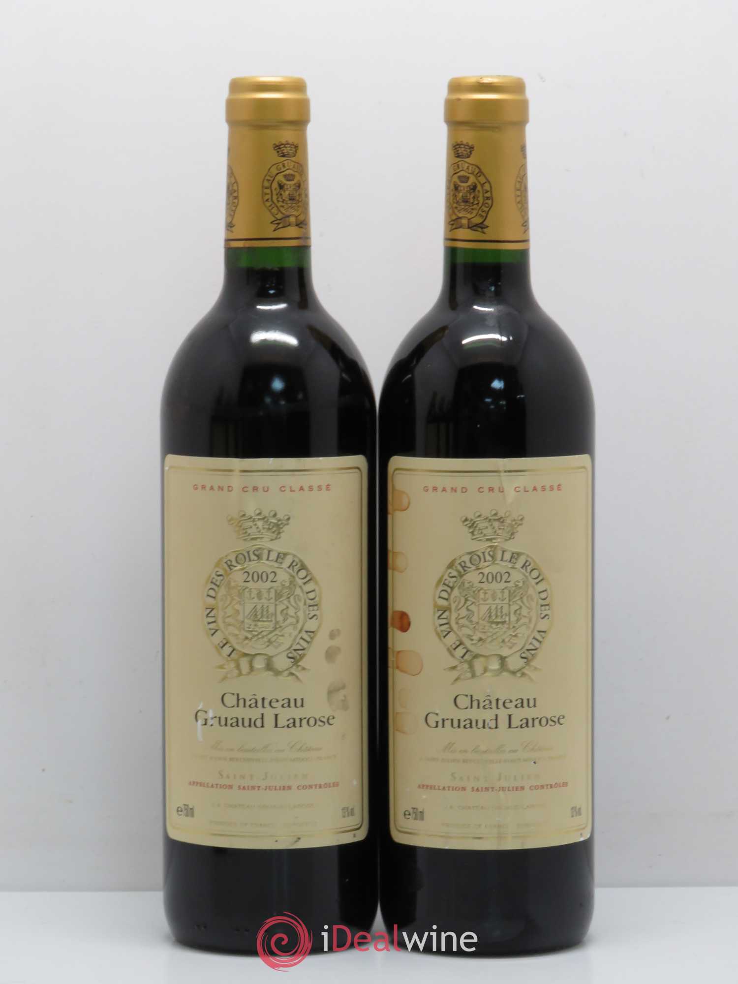 Château Gruaud Larose 2ème Grand Cru Classé 2002 - Lot de 5 bouteilles - 2