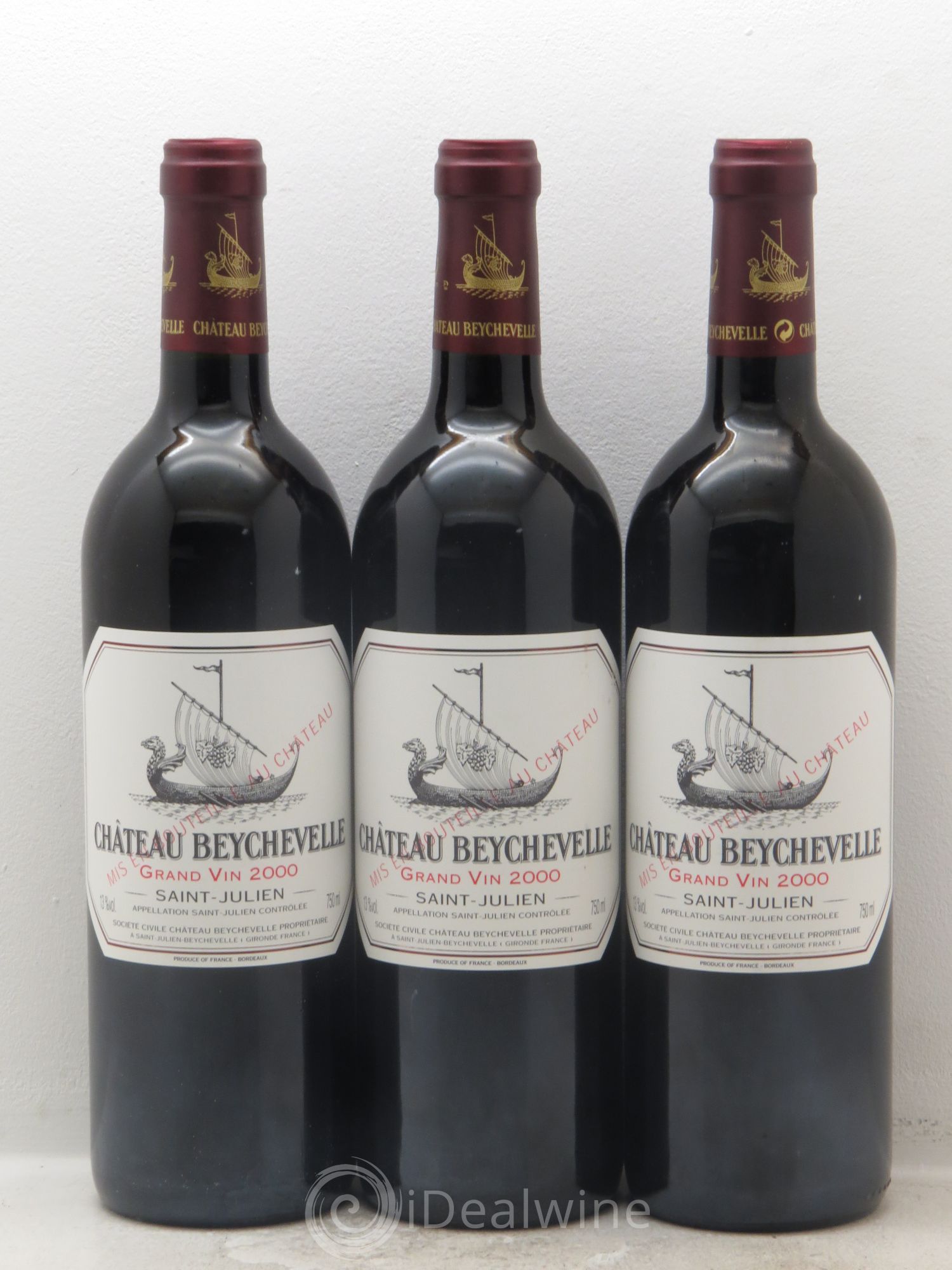 Château Beychevelle 4ème Grand Cru Classé 2000 - Lot de 12 bouteilles - 2