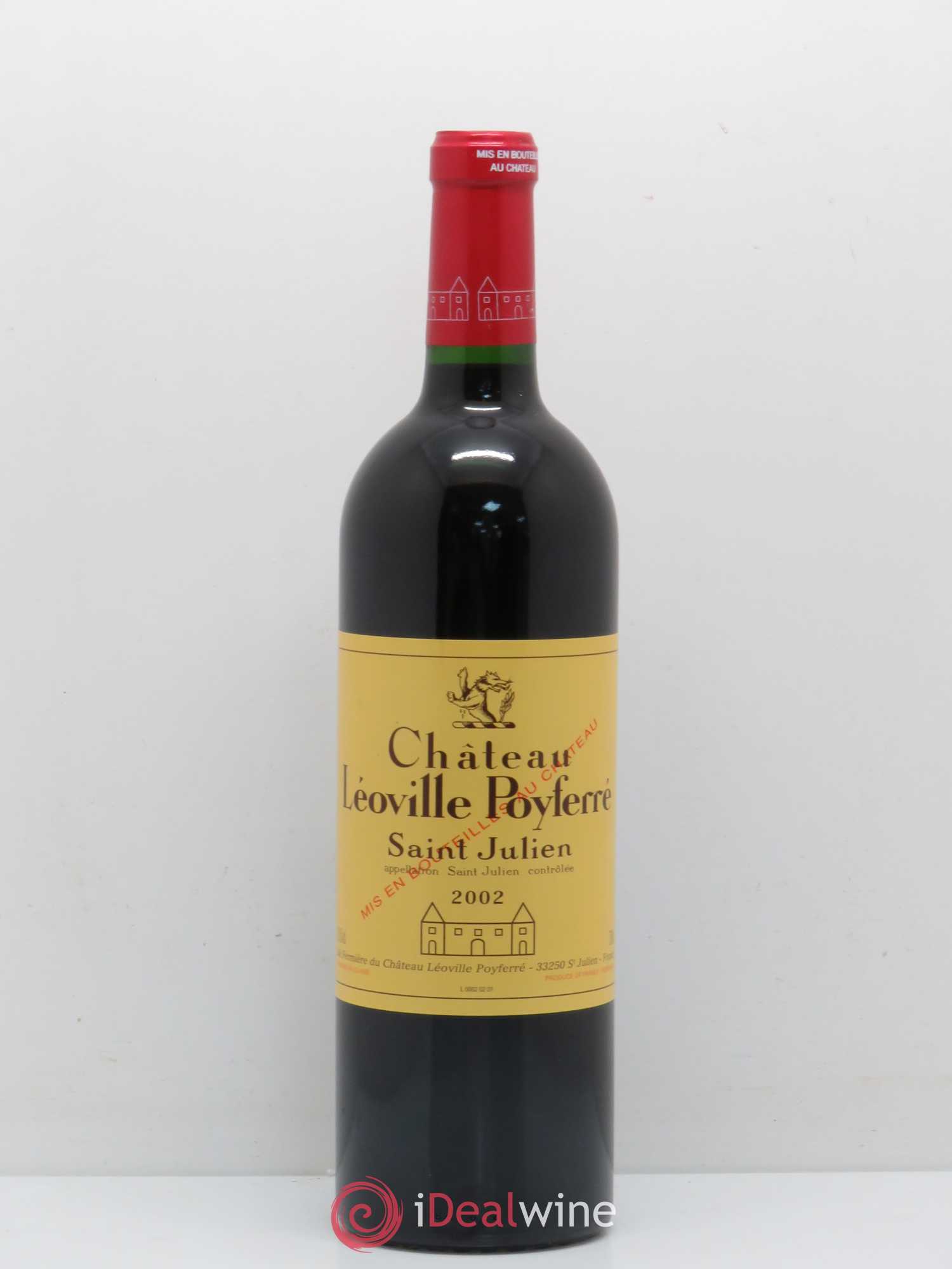 Château Léoville Poyferré 2ème Grand Cru Classé 2002 - Lot de 1 bouteille - 0