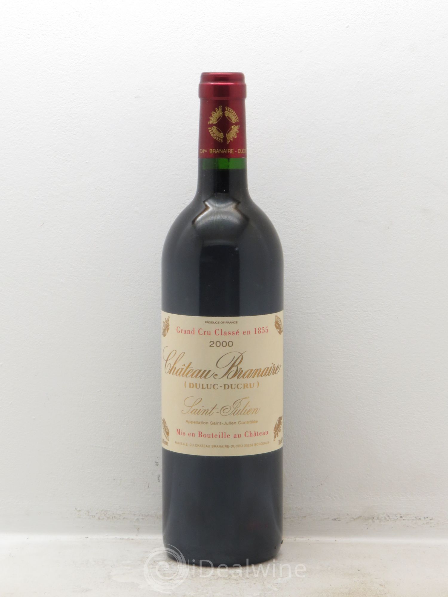 Château Branaire Ducru 4ème Grand Cru Classé 2000 - Lot de 12 bouteilles - 0