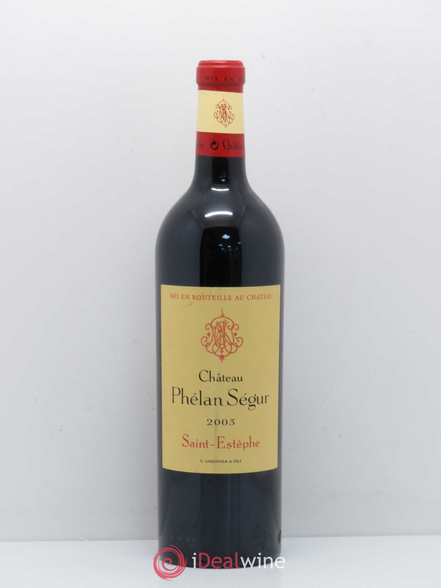 Château Phélan Ségur 2003 - Lot de 1 bouteille - 0