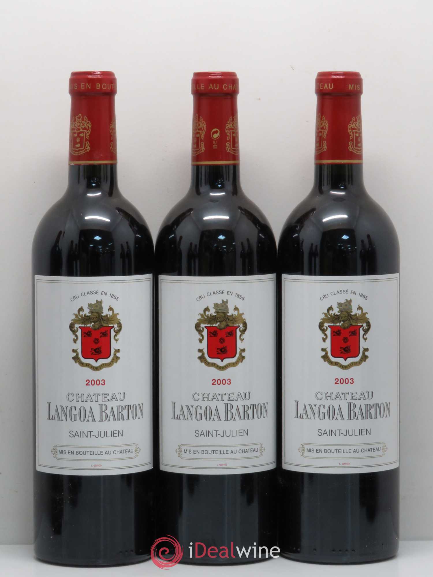 Château Langoa Barton 3ème Grand Cru Classé 2003 - Lot de 12 bouteilles - 2