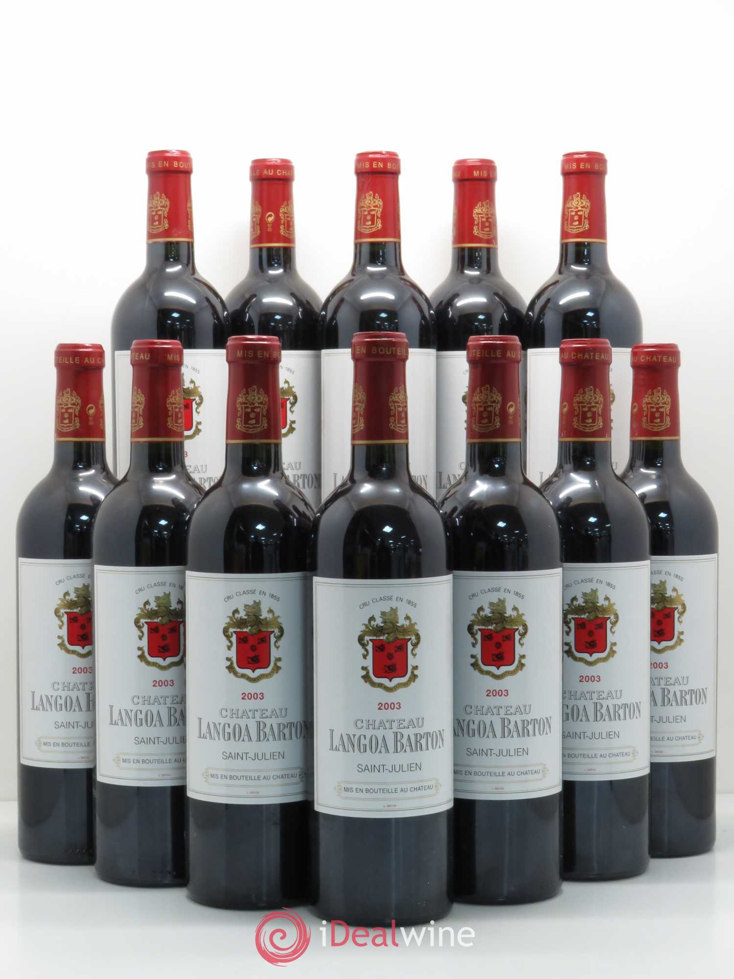 Château Langoa Barton 3ème Grand Cru Classé 2003 - Lot de 12 bouteilles - 0