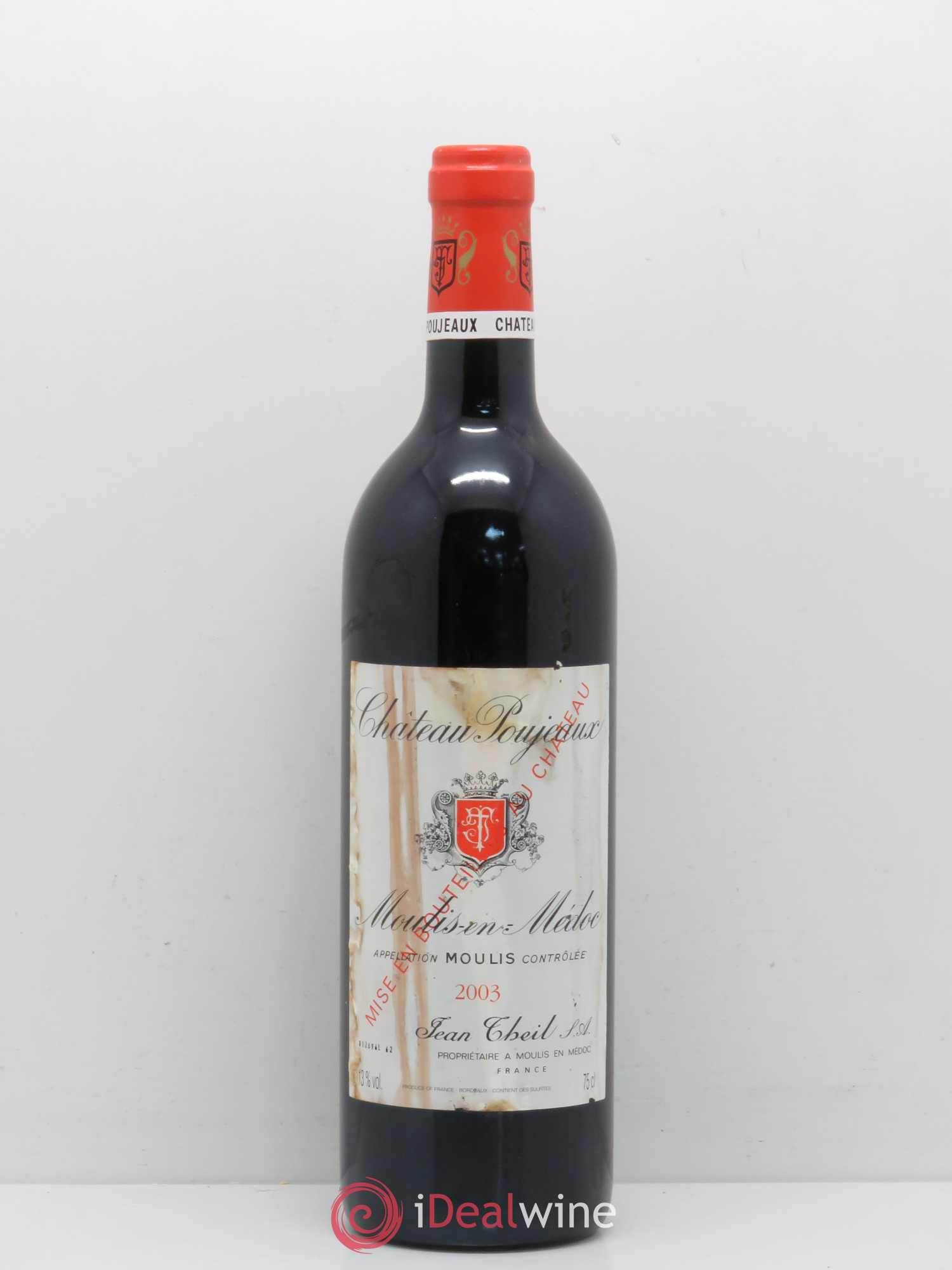 Château Poujeaux 2003 - Lot de 1 bouteille - 0