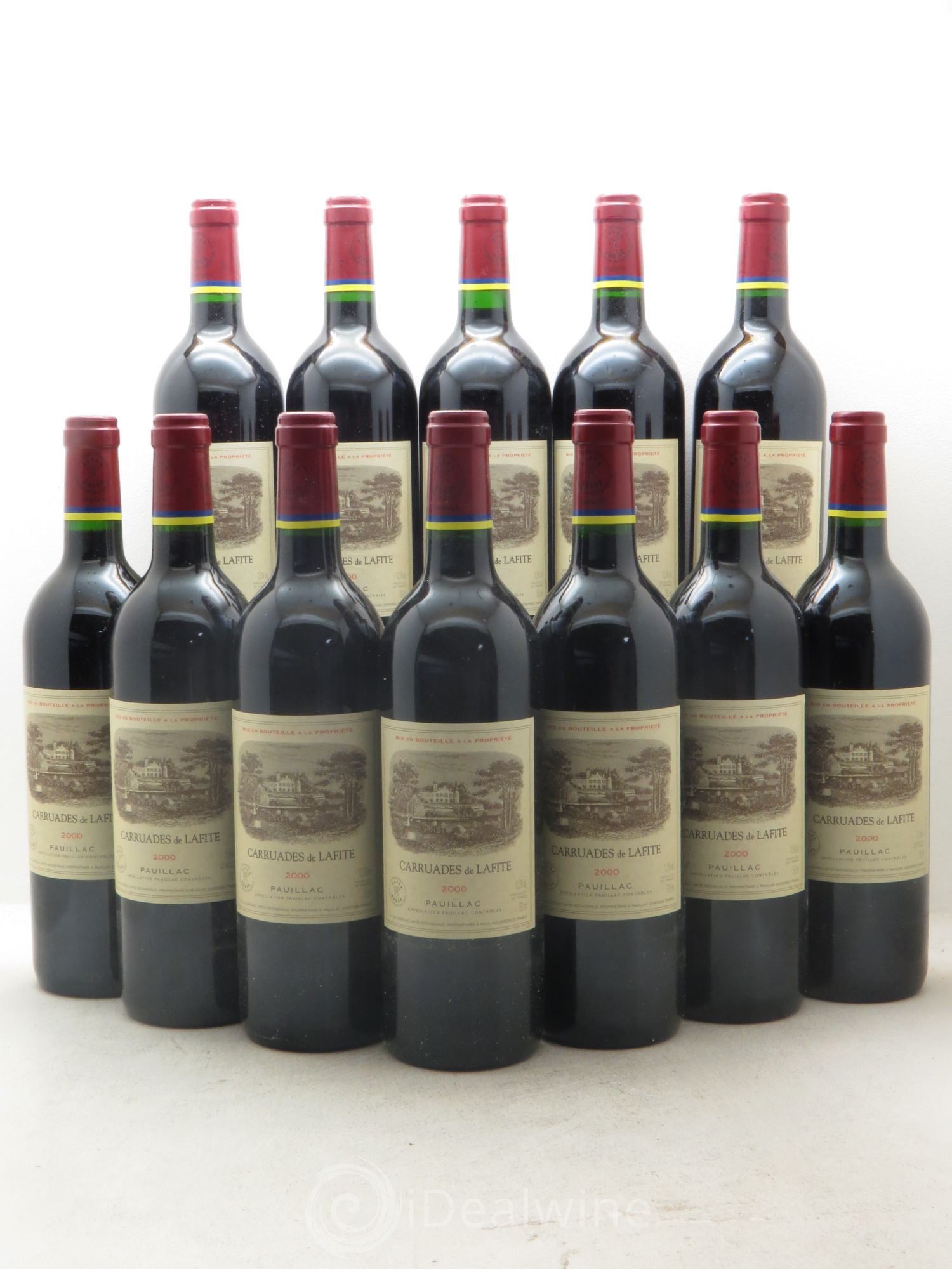 Carruades de Lafite Rothschild Second Vin 2000 - Lot de 12 bouteilles - 0