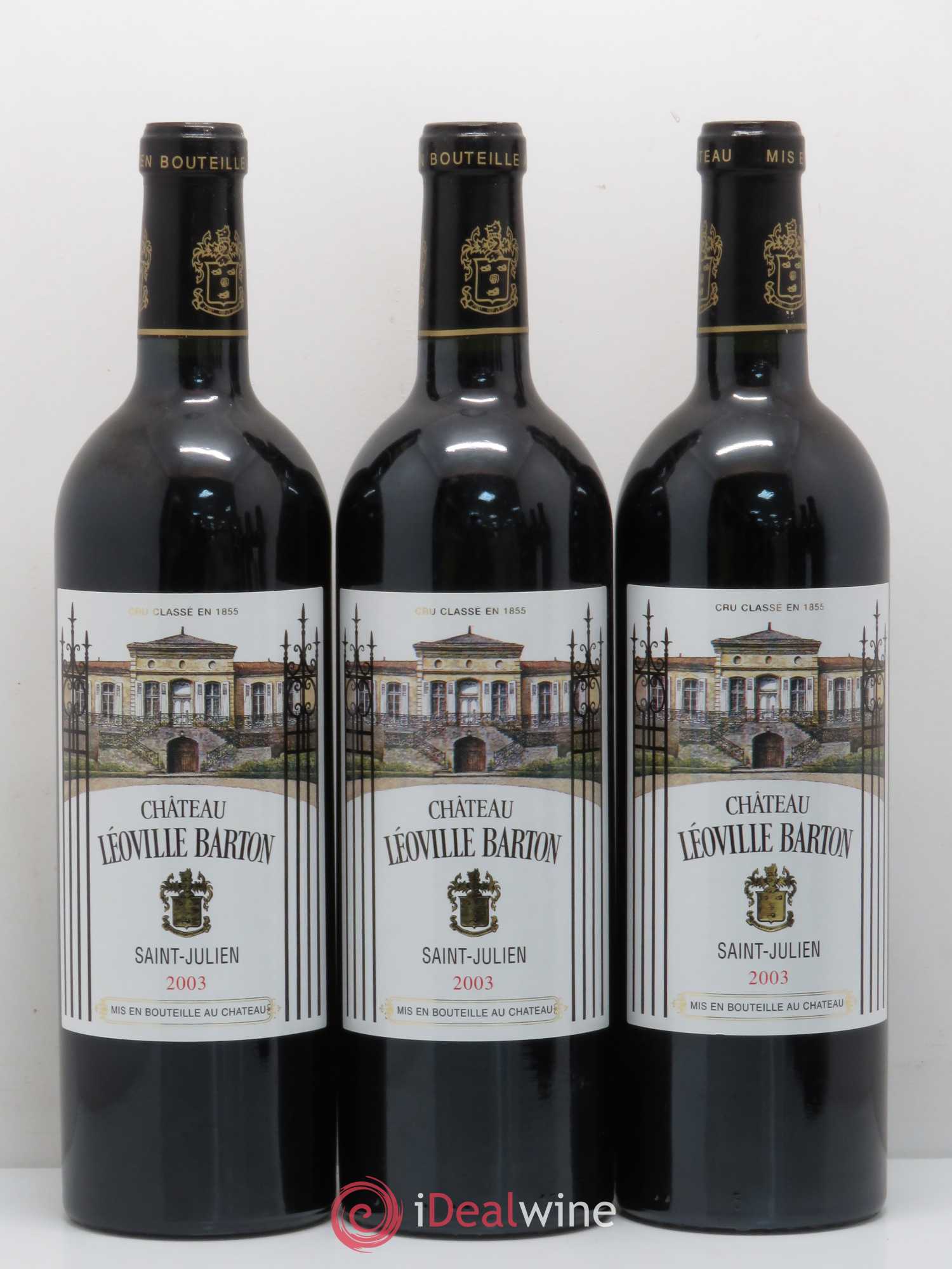 Château Léoville Barton 2ème Grand Cru Classé 2003 - Lot de 6 bouteilles - 1