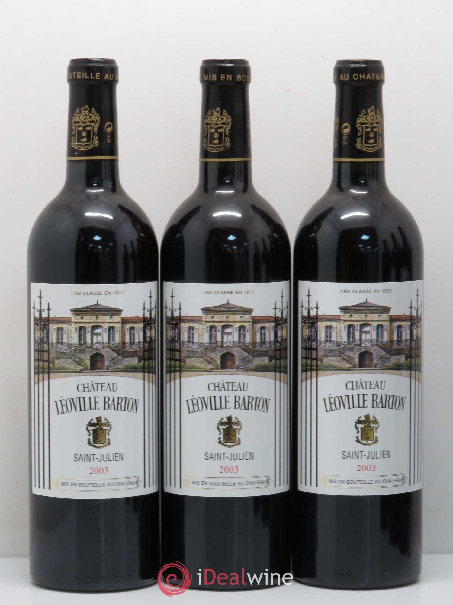 Château Léoville Barton 2ème Grand Cru Classé 2003 - Lot de 6 bouteilles - 2