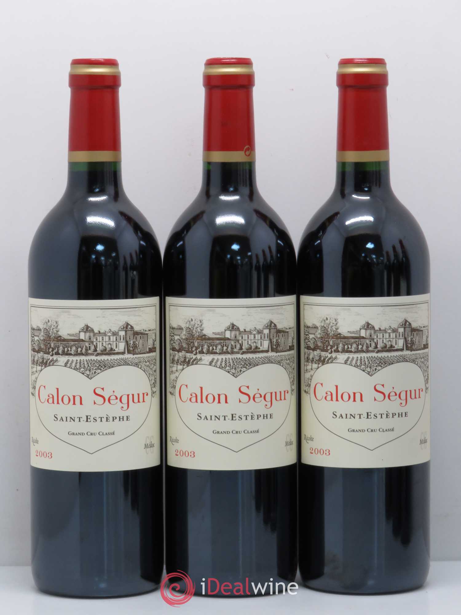 Château Calon Ségur 3ème Grand Cru Classé 2003 - Lot de 6 bouteilles - 1