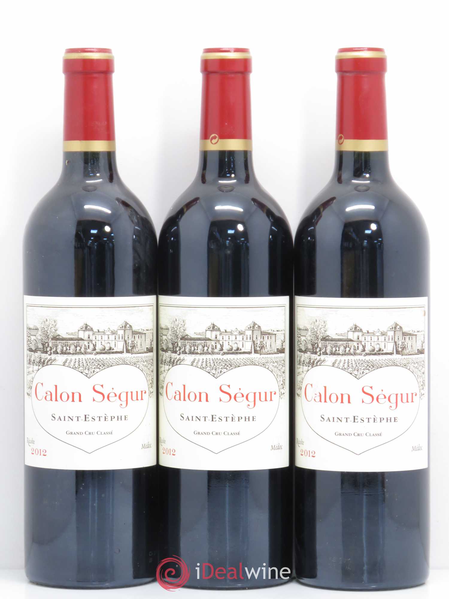 Château Calon Ségur 3ème Grand Cru Classé 2012 - Lot de 3 bouteilles - 0