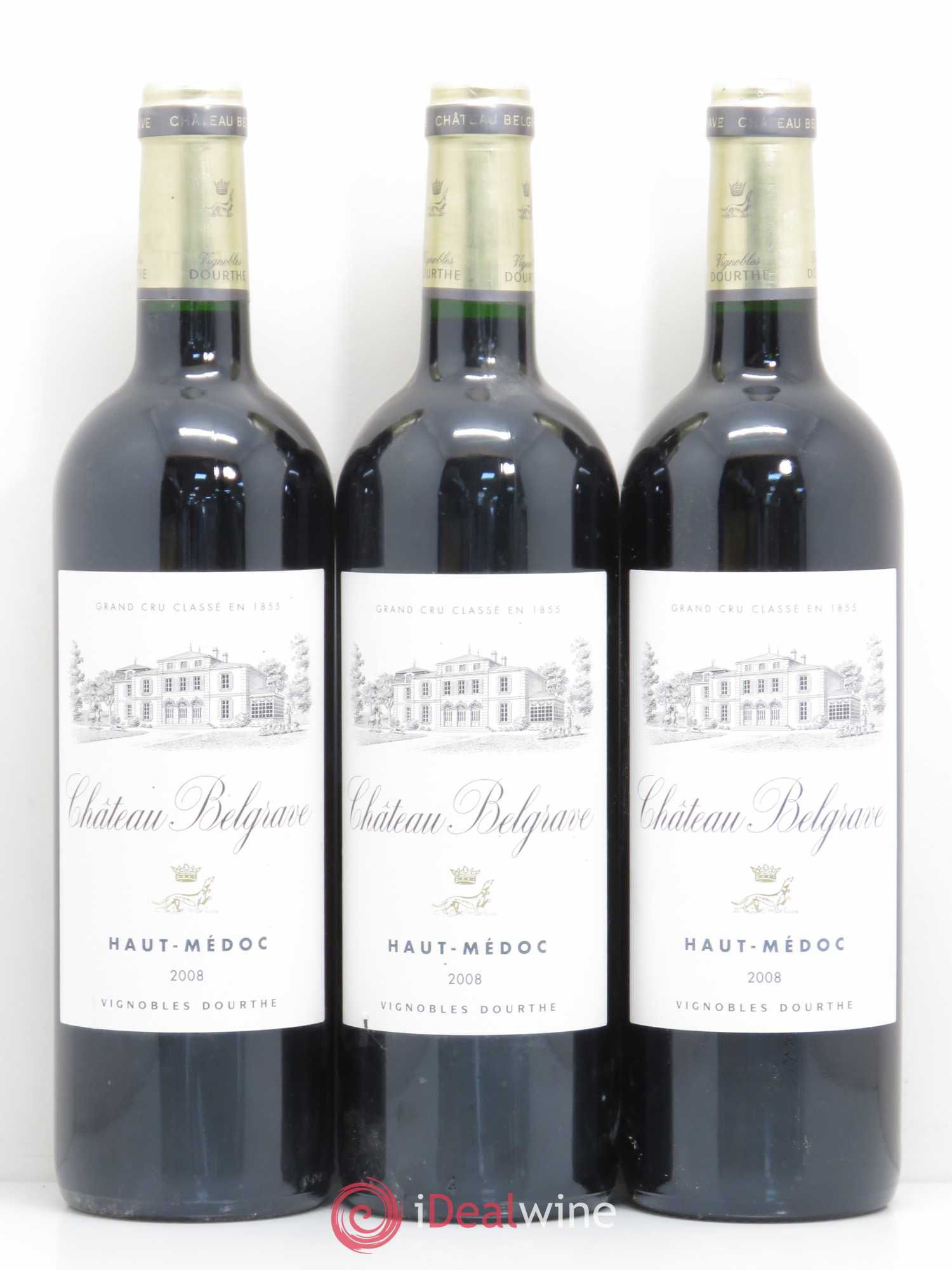 Château Belgrave 5ème Grand Cru Classé 2008 - Lot de 6 bouteilles - 2