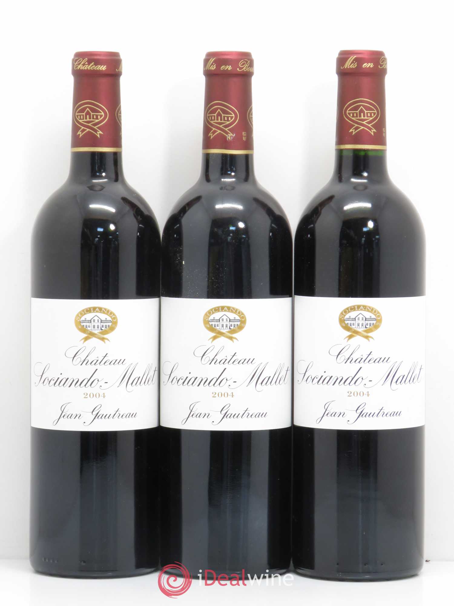 Château Sociando Mallet 2004 - Lot de 12 bouteilles - 1