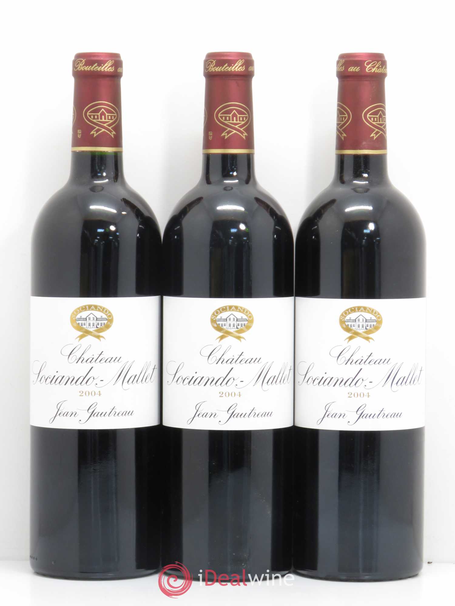 Château Sociando Mallet 2004 - Lot de 12 bouteilles - 2