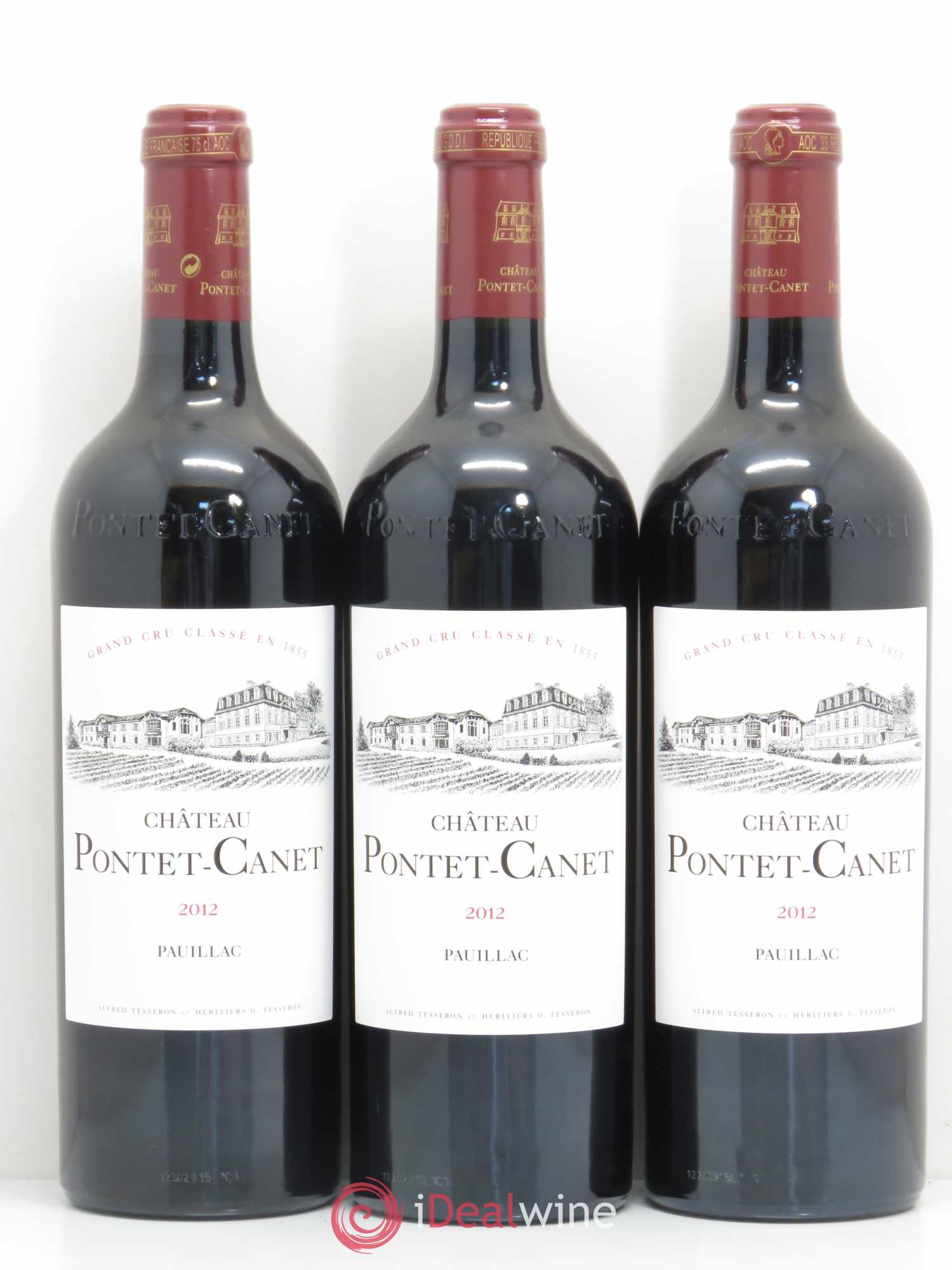Château Pontet Canet 5ème Grand Cru Classé 2012 - Lot de 6 bouteilles - 2