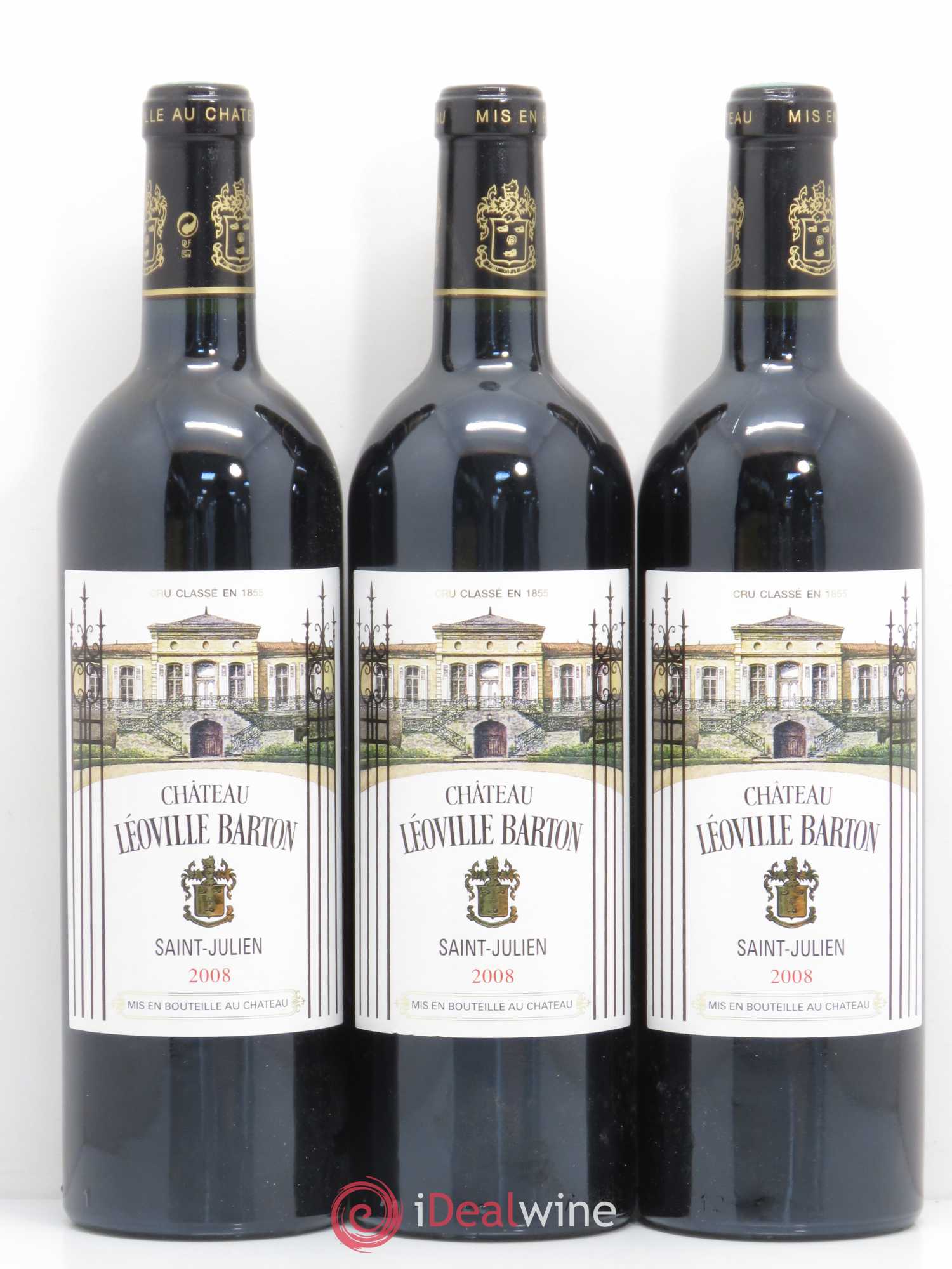 Château Léoville Barton 2ème Grand Cru Classé 2008 - Lot de 12 bouteilles - 2