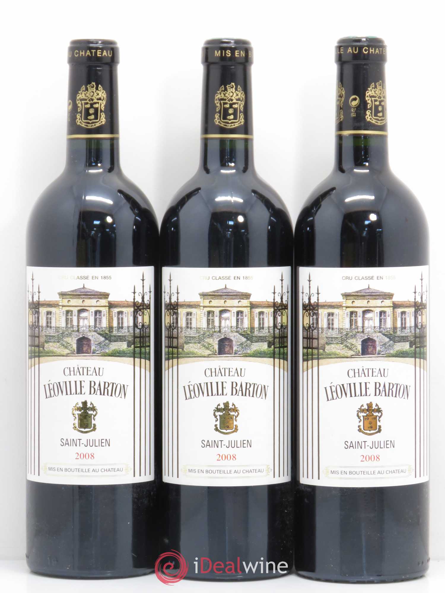 Château Léoville Barton 2ème Grand Cru Classé 2008 - Lot de 12 bouteilles - 3